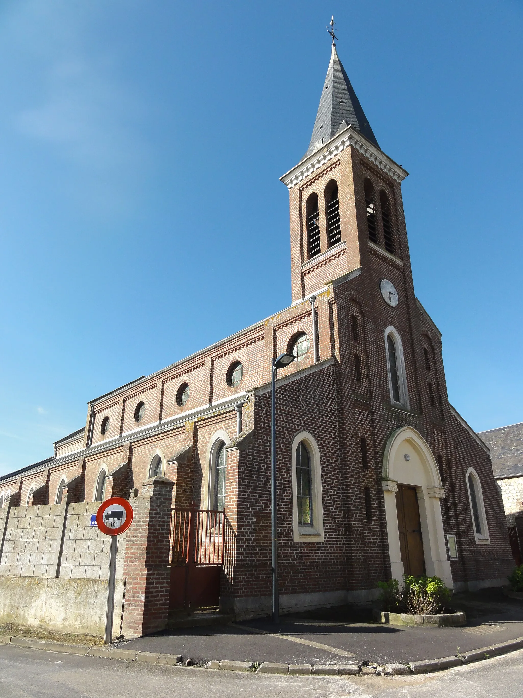 Photo showing: Monceau-le-Waast (Aisne) église