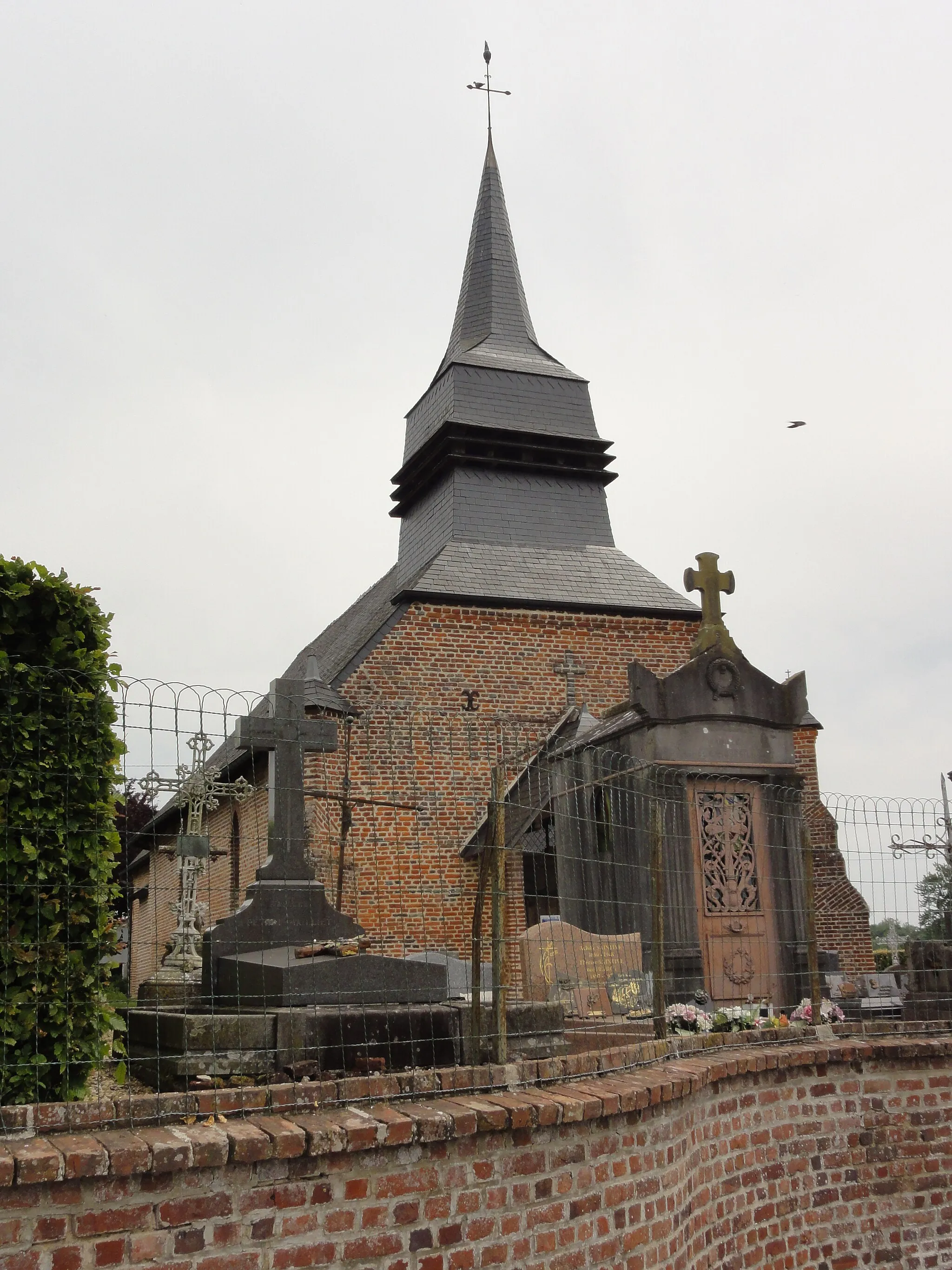 Photo showing: Vincy-Reuil-et-Magny (Aisne) église Saint-Léger de Magny