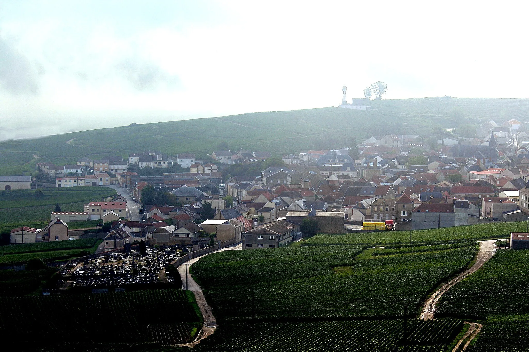 Photo showing: Verzenay, view to the village