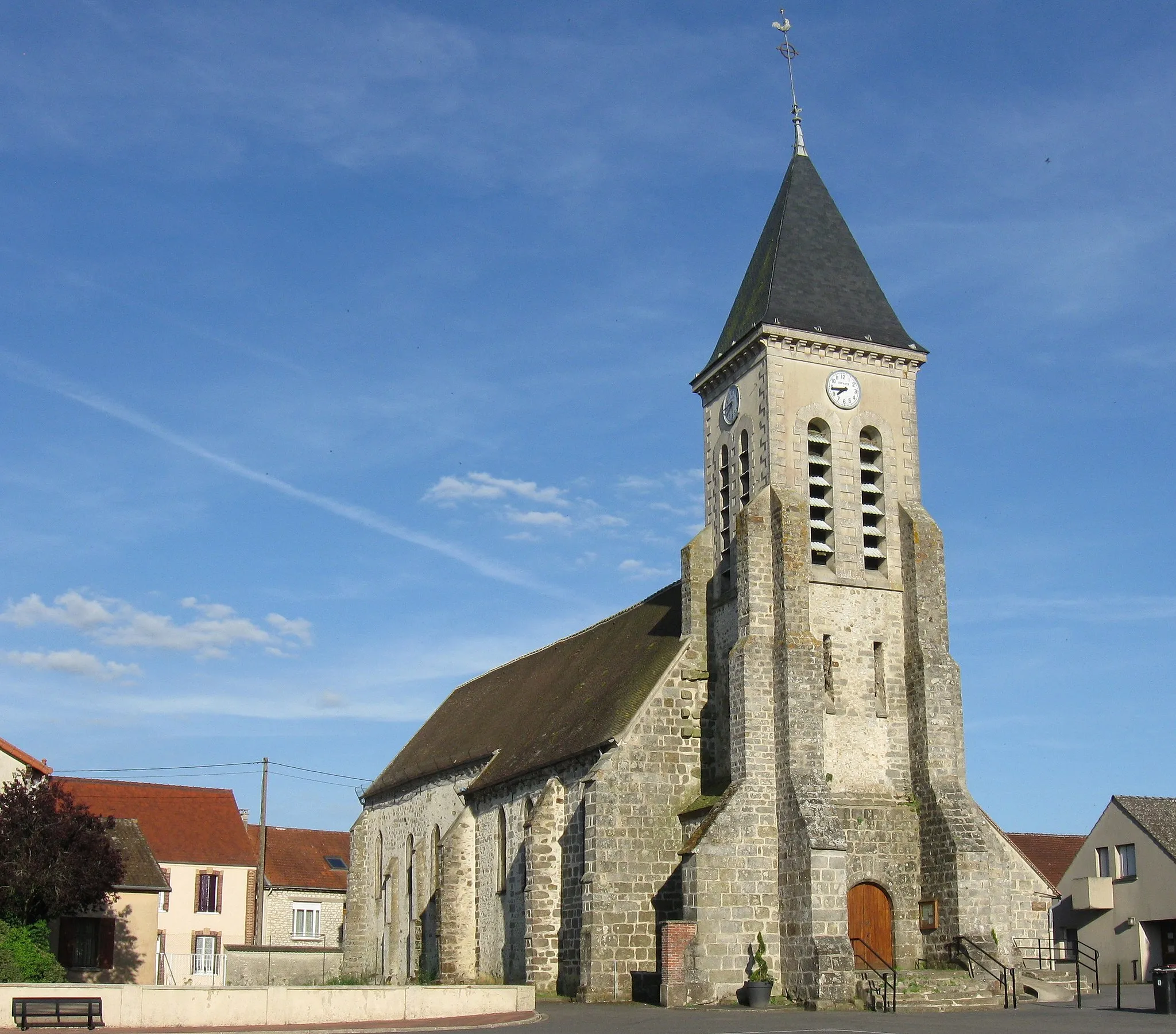 Photo showing: Église Saint-Georges de Villiers-Saint-Georges. (Seine-et-Marne, région Île-de-France).