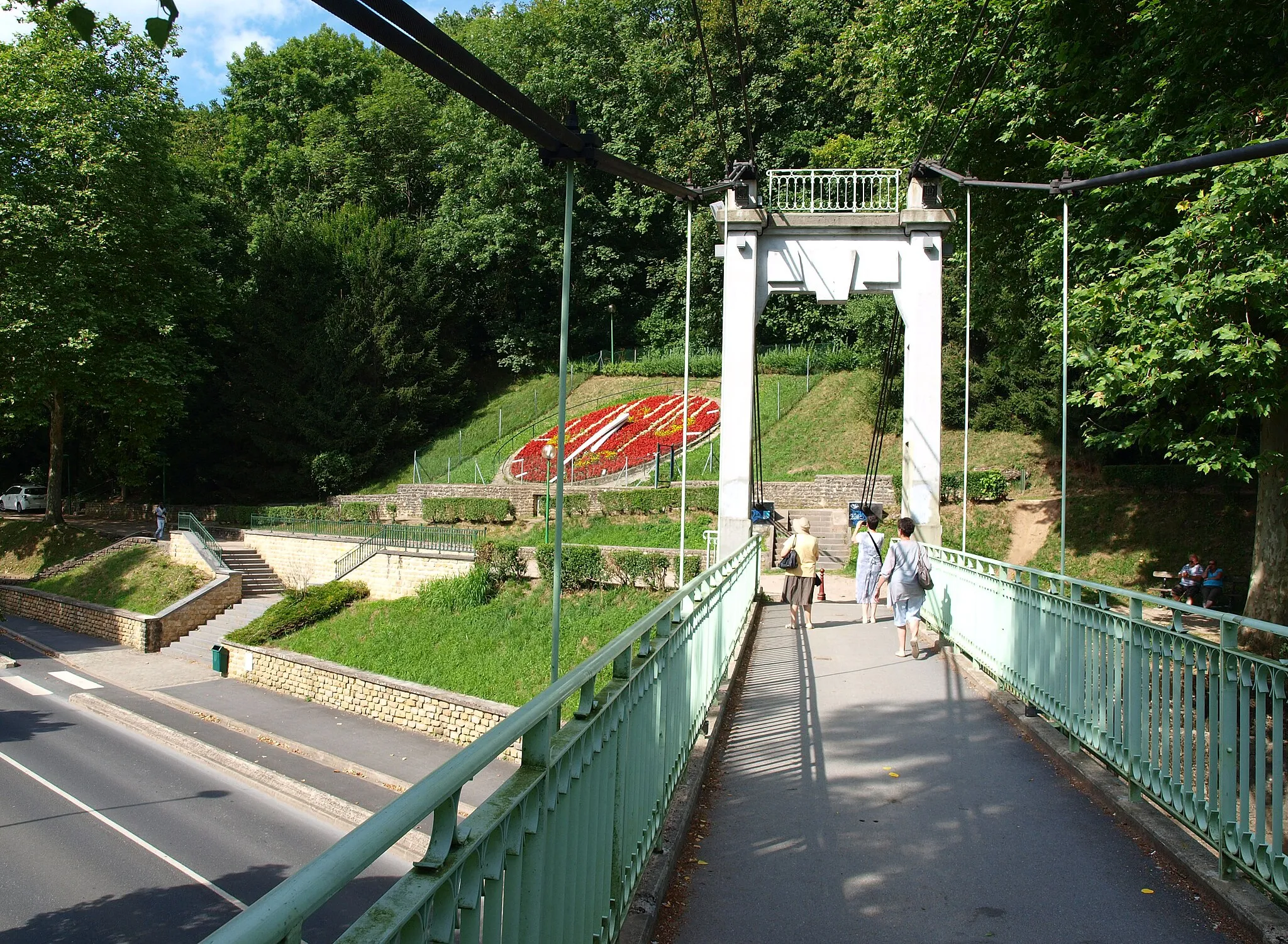 Photo showing: Charleville-Mézières (Ardennes, France) ; passerelle du mont-Olympe