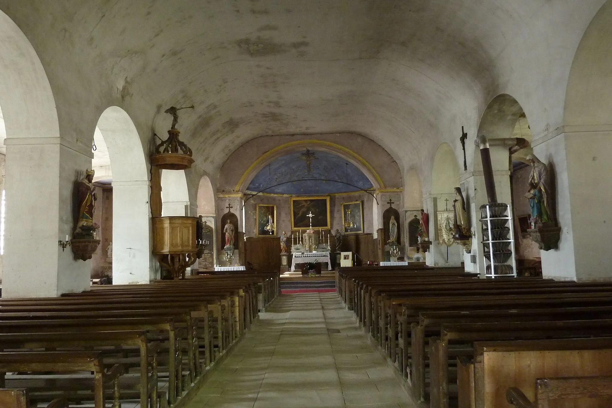 Photo showing: Innenaufnahme der Kirche Saints-Pierre-et-Paul in Rimaucourt