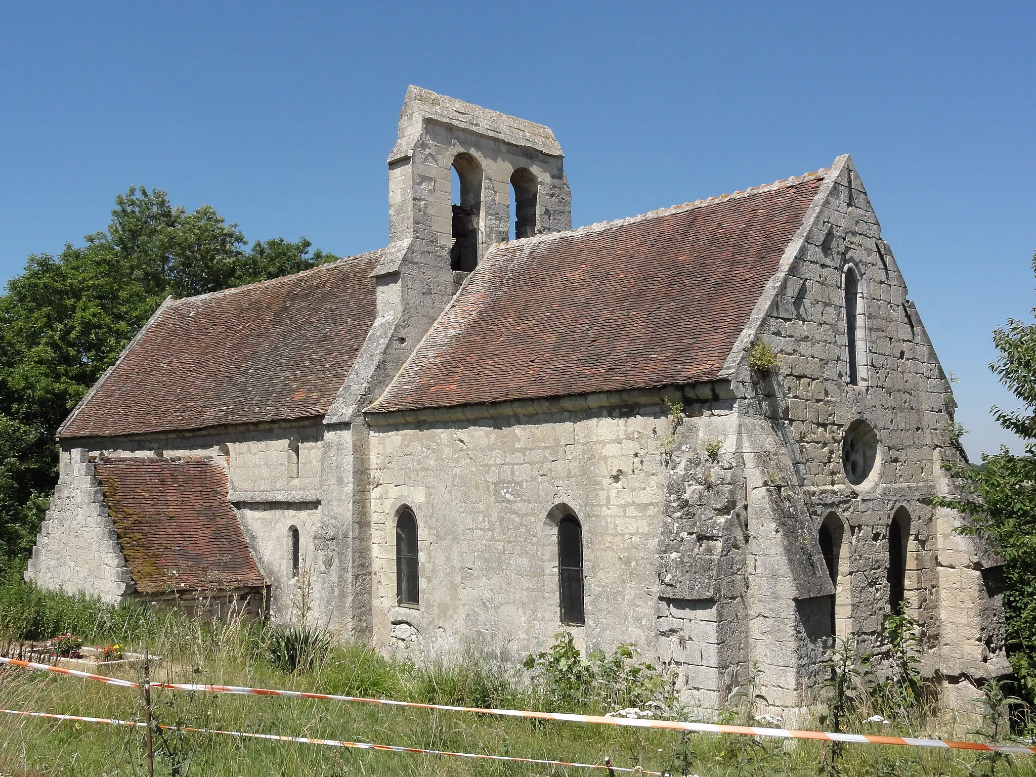 Photo showing: Longueval-Barbonval (Aisne) église de Barbonval