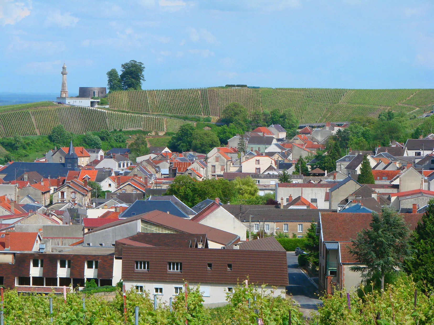 Photo showing: Verzenay, village de la Montagne de Reims,Marne(51),France.