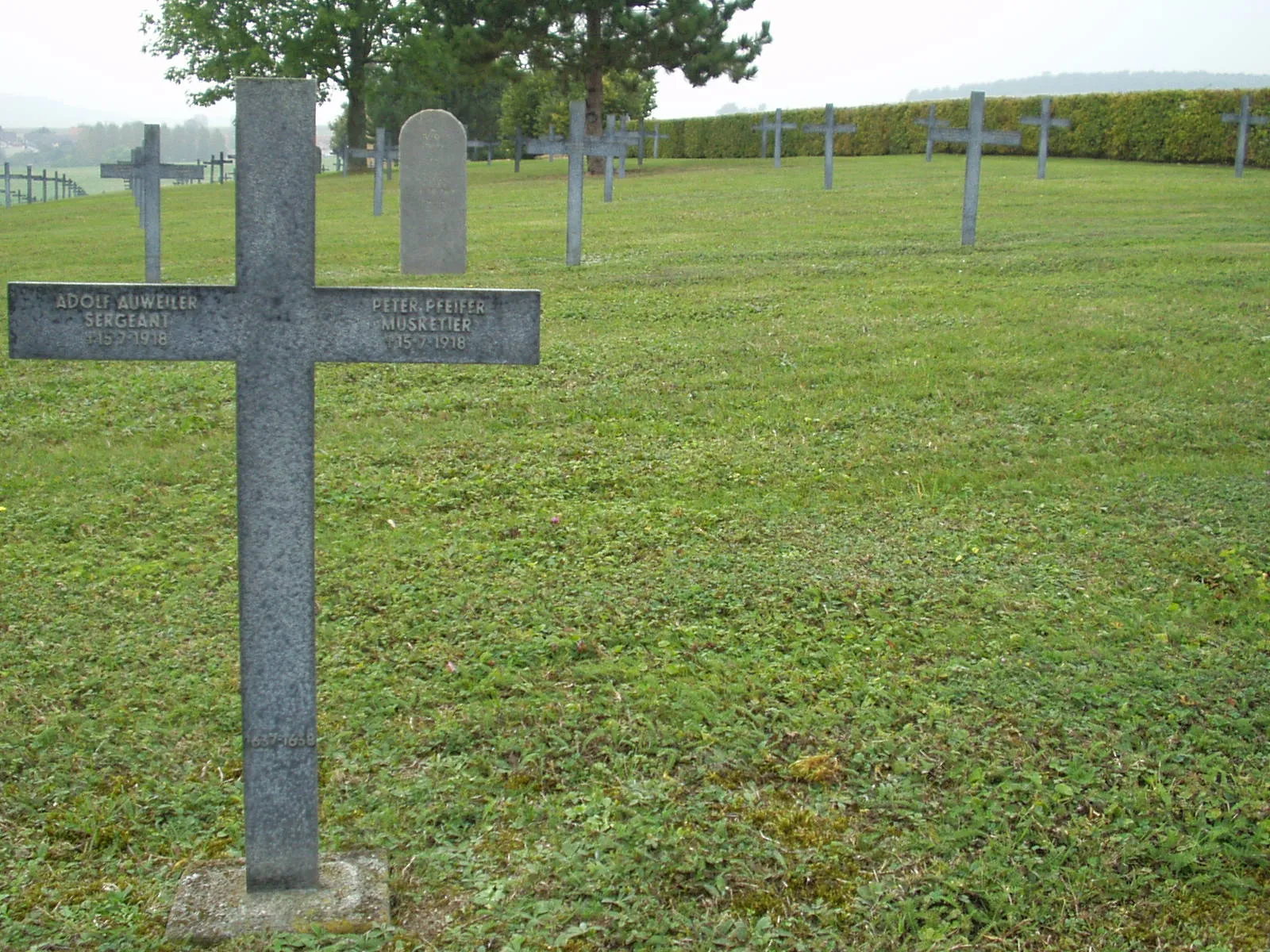 Photo showing: Le cimetière militaire allemand de Marfaux