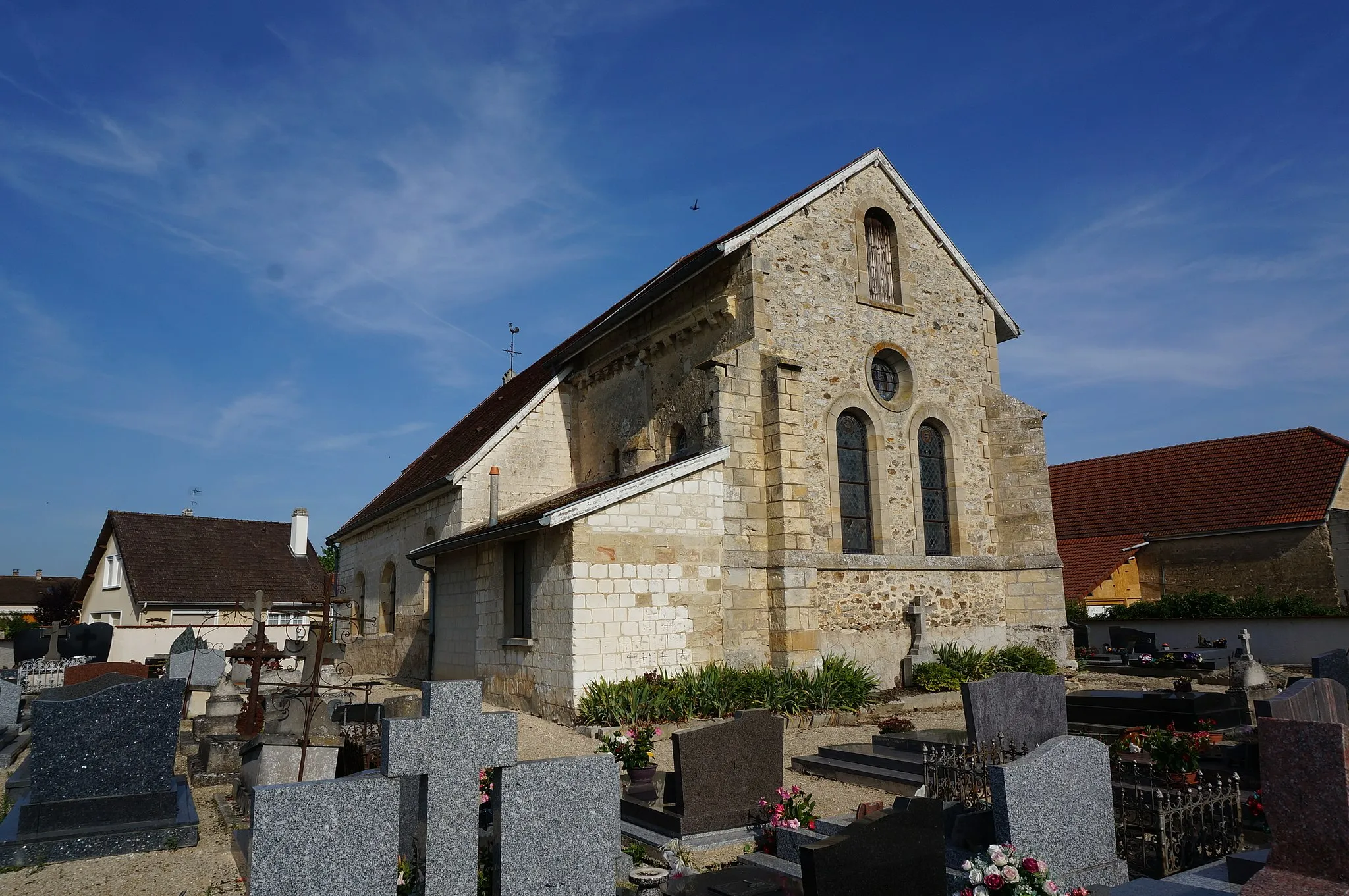 Photo showing: église à Vaudemange.
