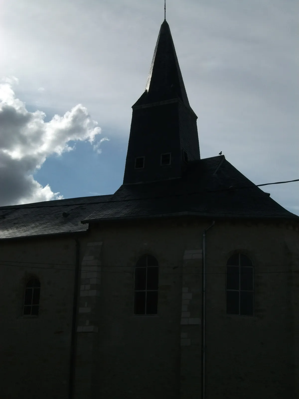 Photo showing: churche in Marne at Trois Puits