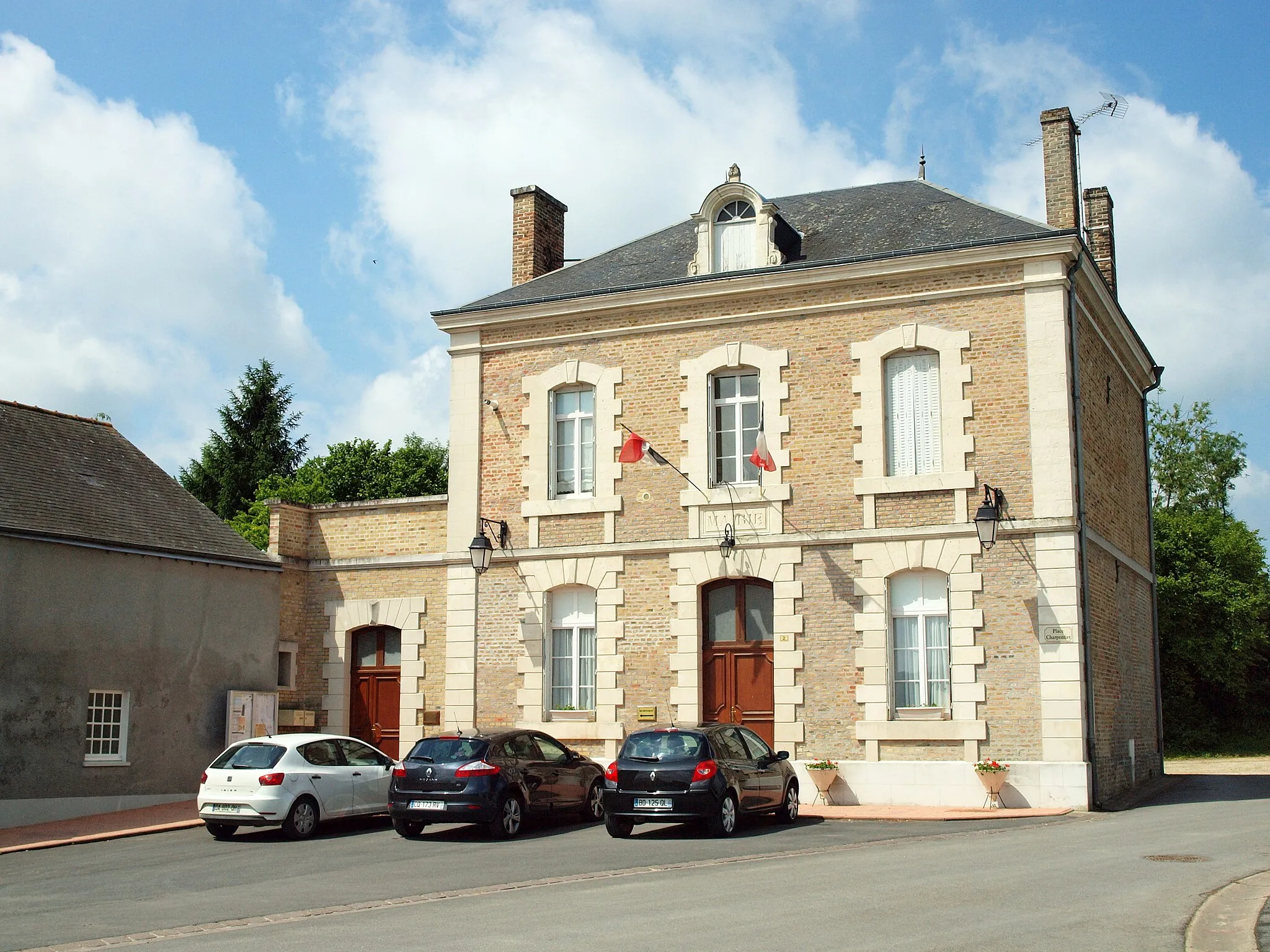 Photo showing: Mairie de Biermes (Ardennes, France)