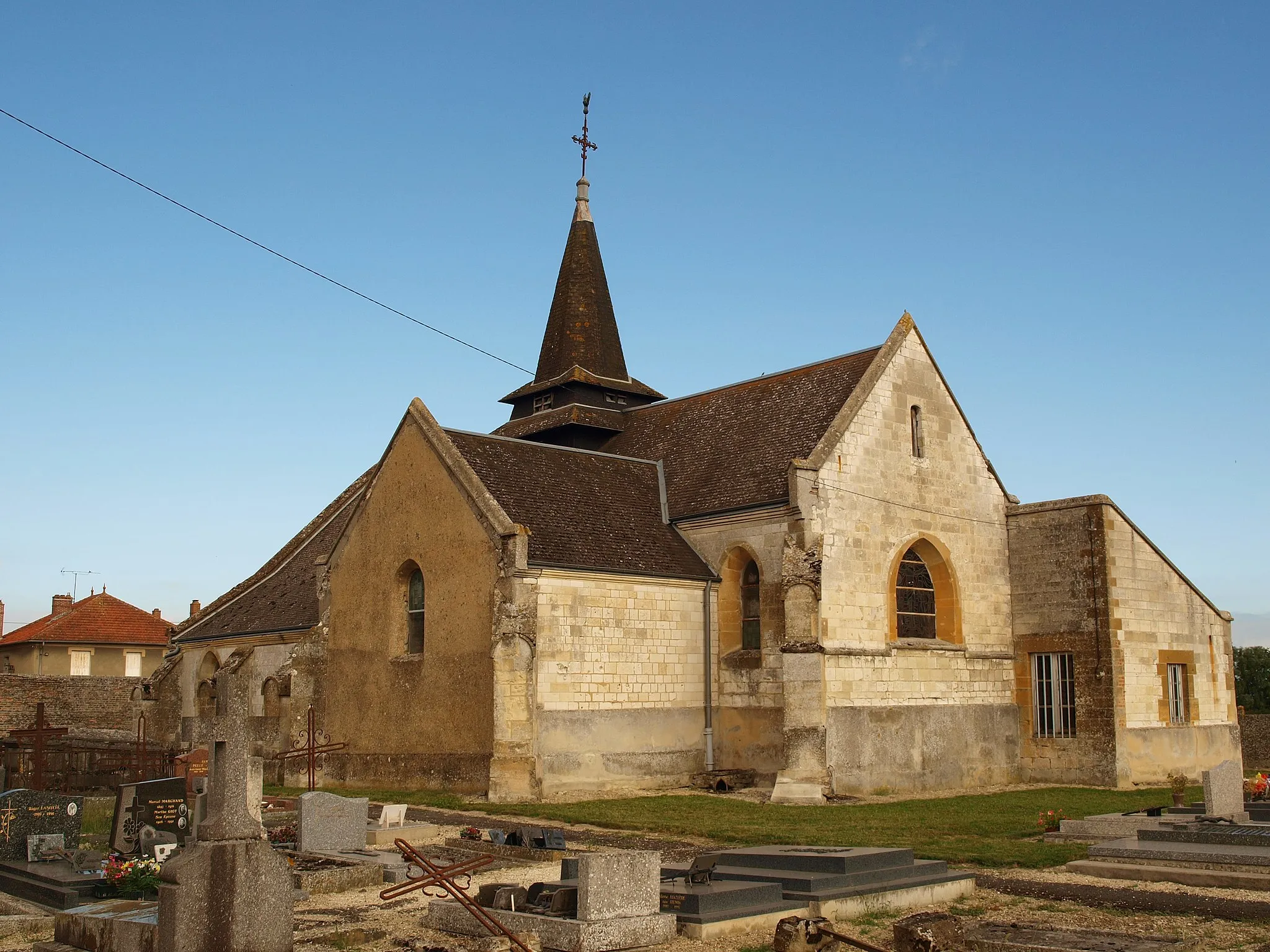 Photo showing: Ambly-Fleury (Ardennes, France) ; église