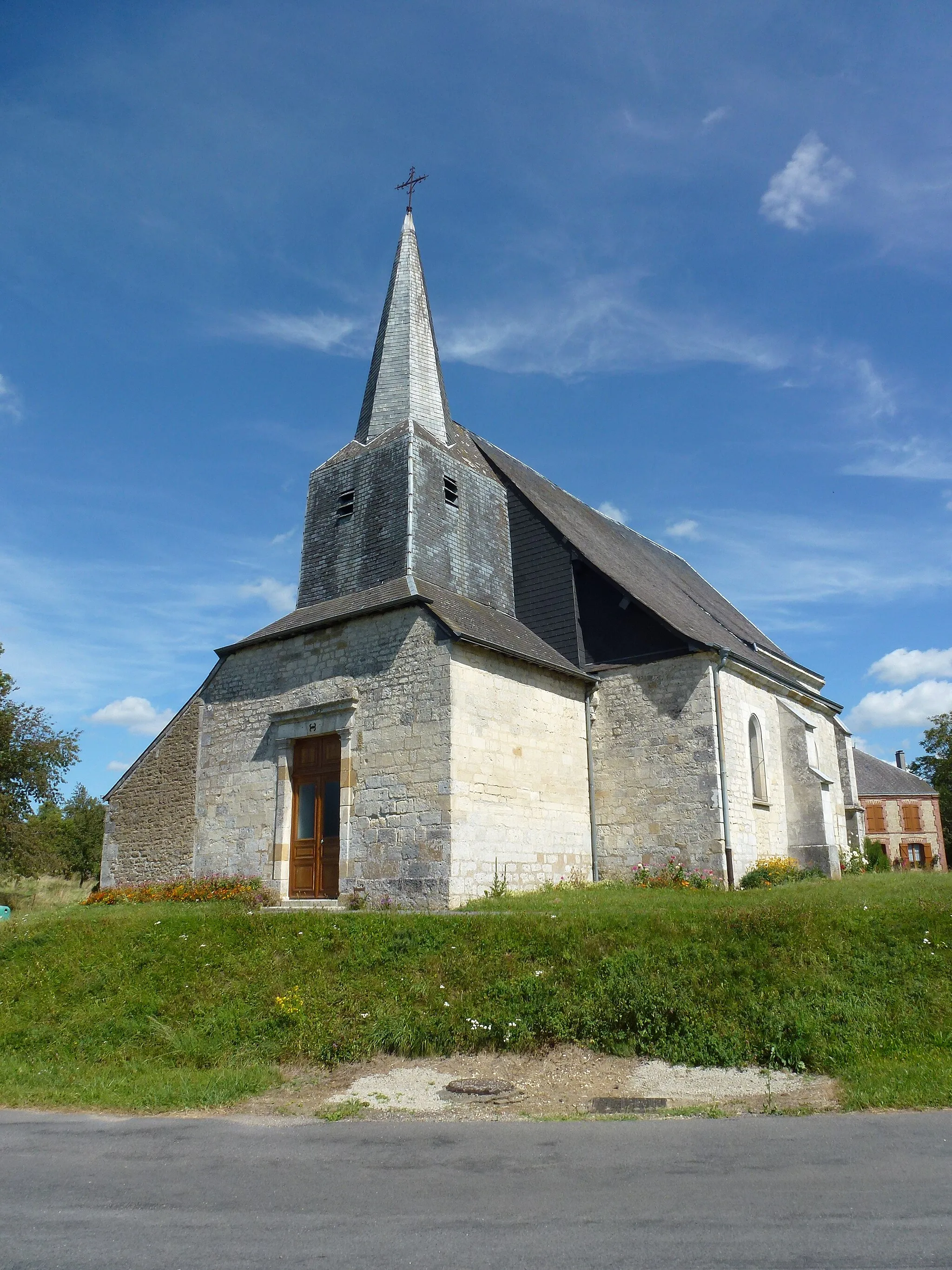 Photo showing: Faissault (Ardennes) église, façade