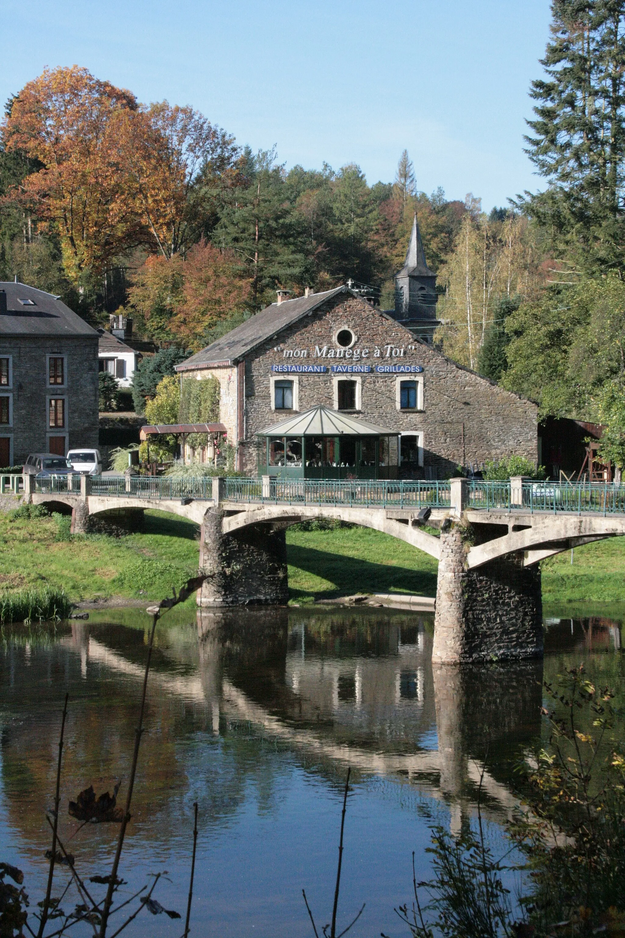 Photo showing: La Semois à Mouzaive (commune de Vresse-sur-Semois), Belgique