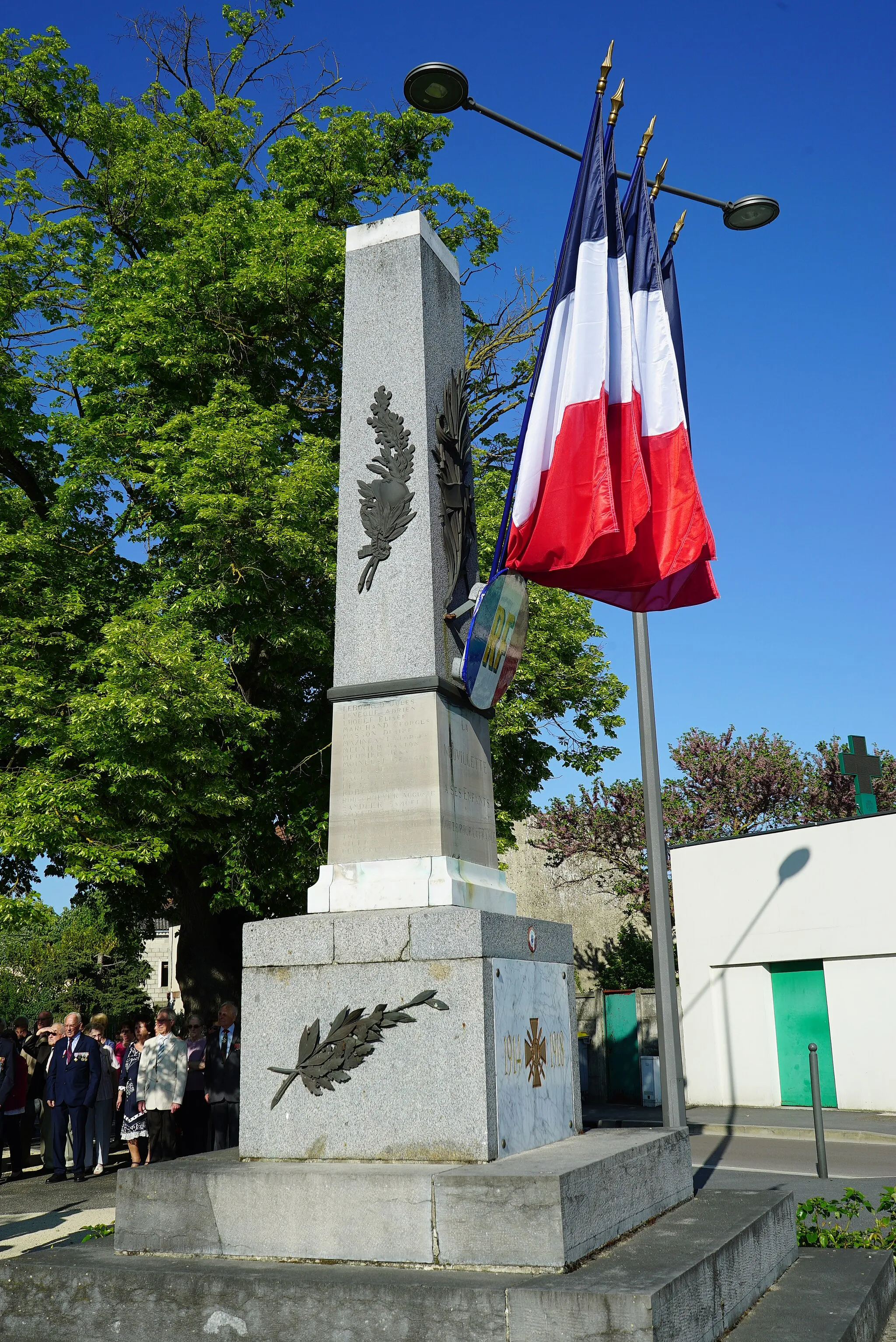 Photo showing: commémorations du 8 mai 2018.