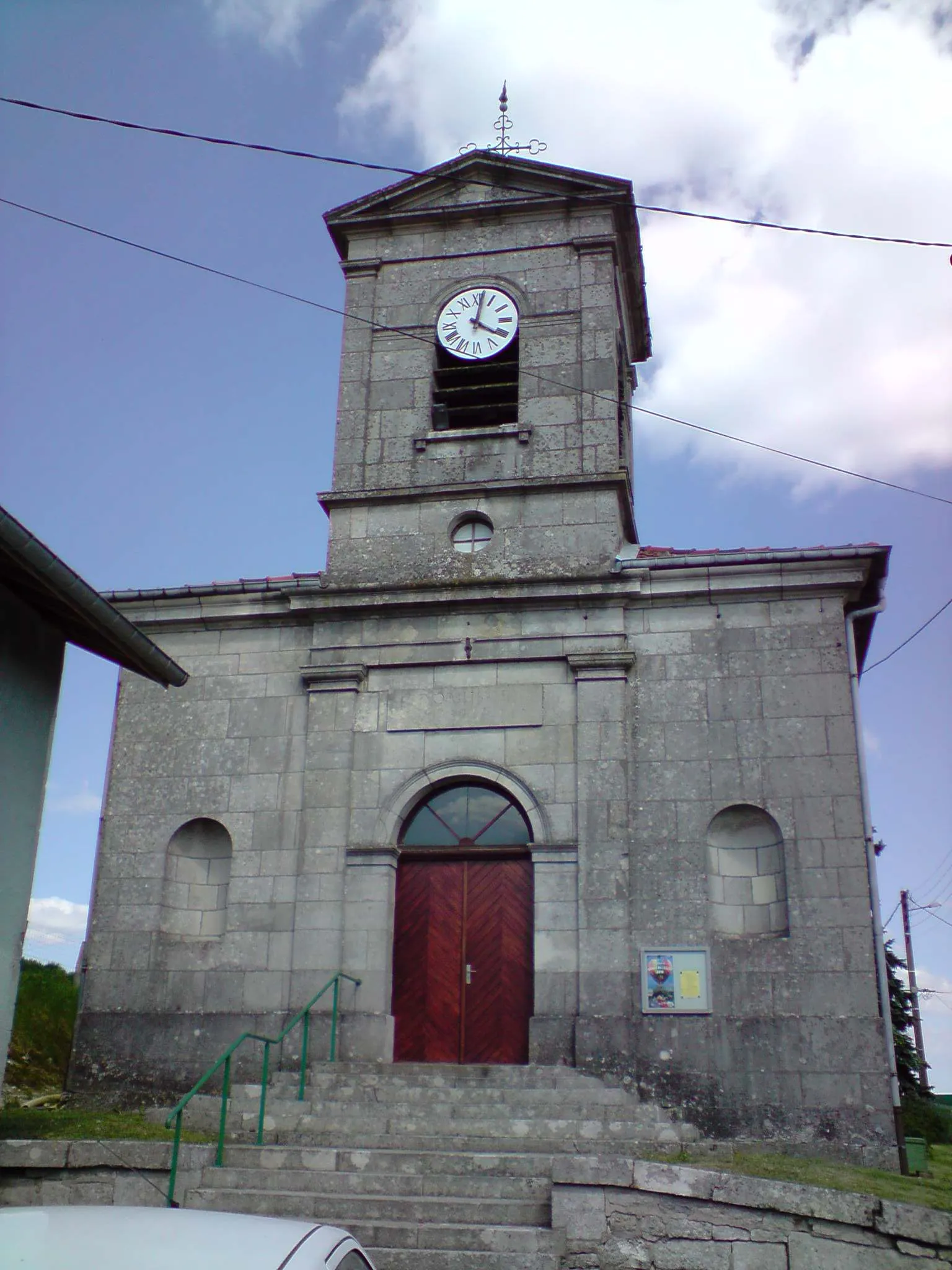 Photo showing: Church of the city of en:Delouze, en:Meuse, France.