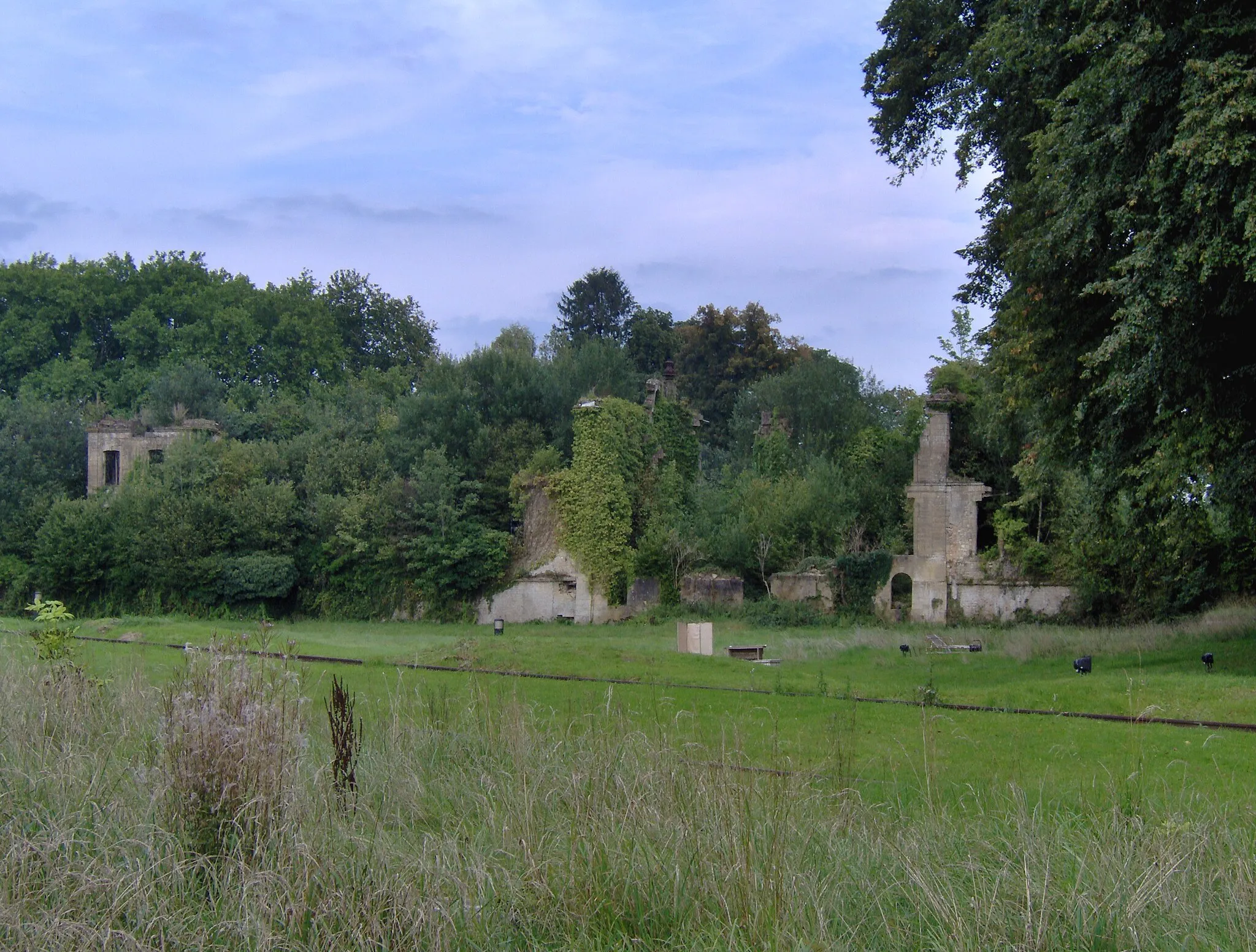 Photo showing: Les ruines du château de la Cassine, commune de Vendresse, Ardennes, France