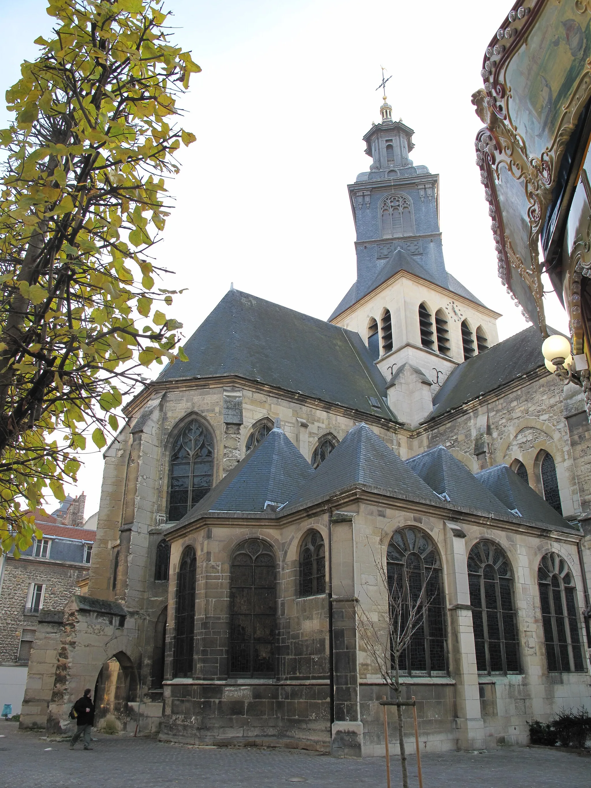Photo showing: Apse of the Saint-Jacques church in Reims (Marne, France).