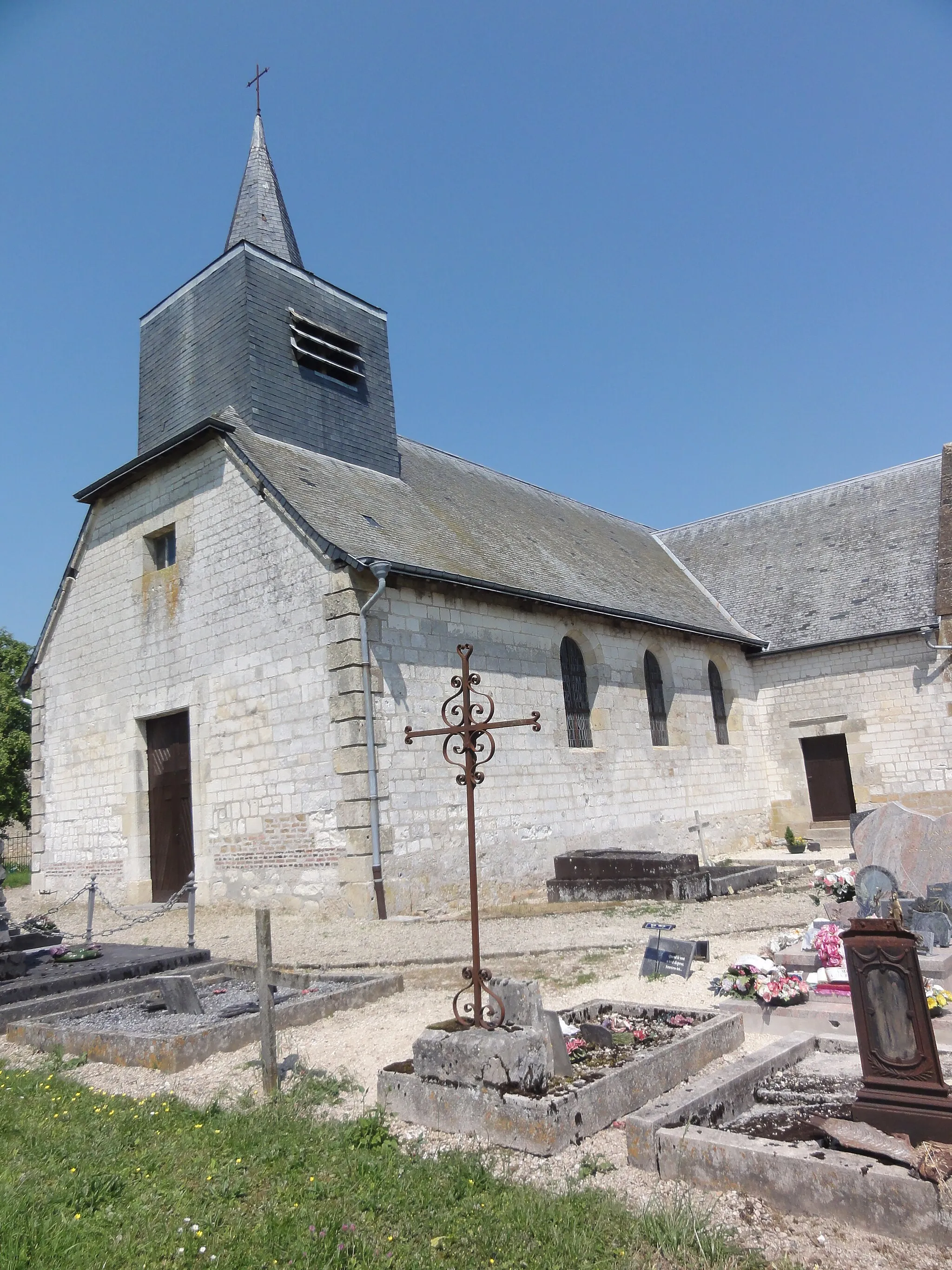 Photo showing: Condé-lès-Herpy (Ardennes) Église