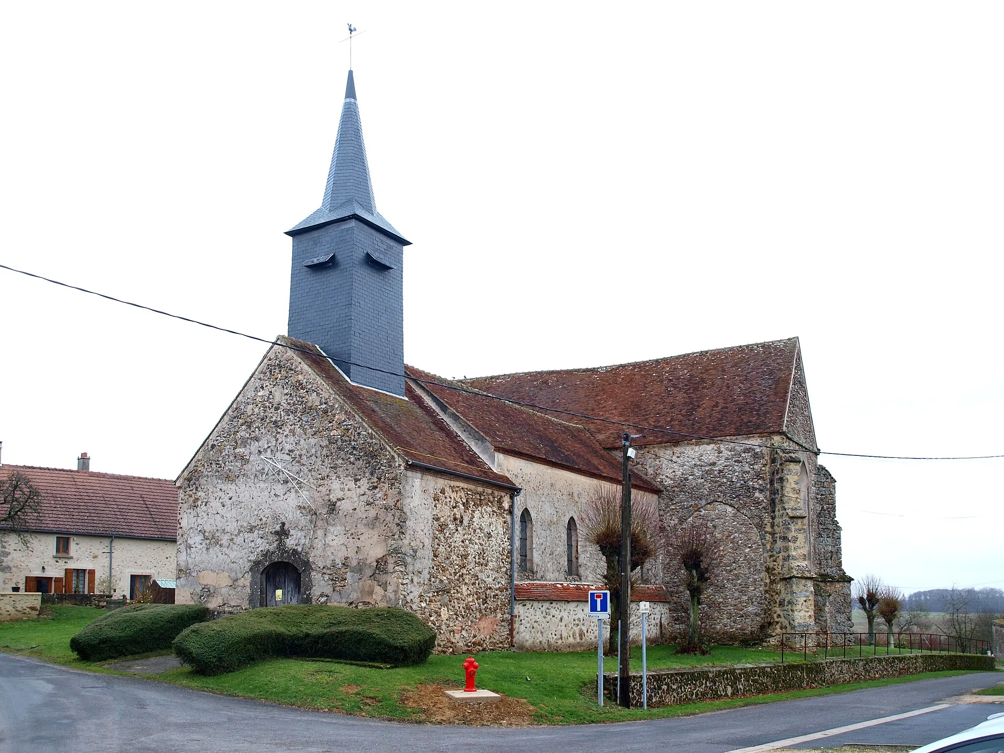 Photo showing: Fontenelle-en-Brie (Aisne, France) ; l'église.