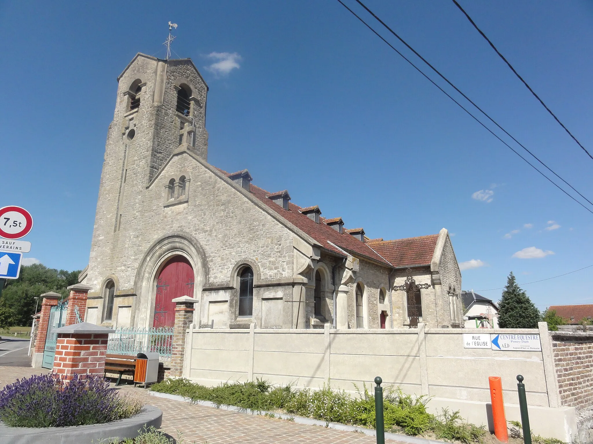 Photo showing: Goudelancourt-lès-Berrieux (Aisne) église