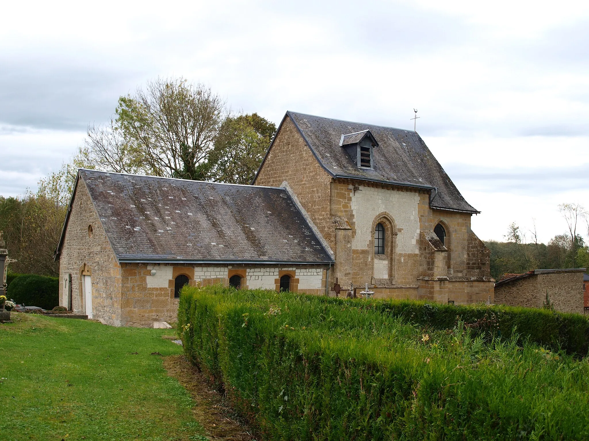 Photo showing: Tourcelles-Chaumont (Ardennes, France) ; église