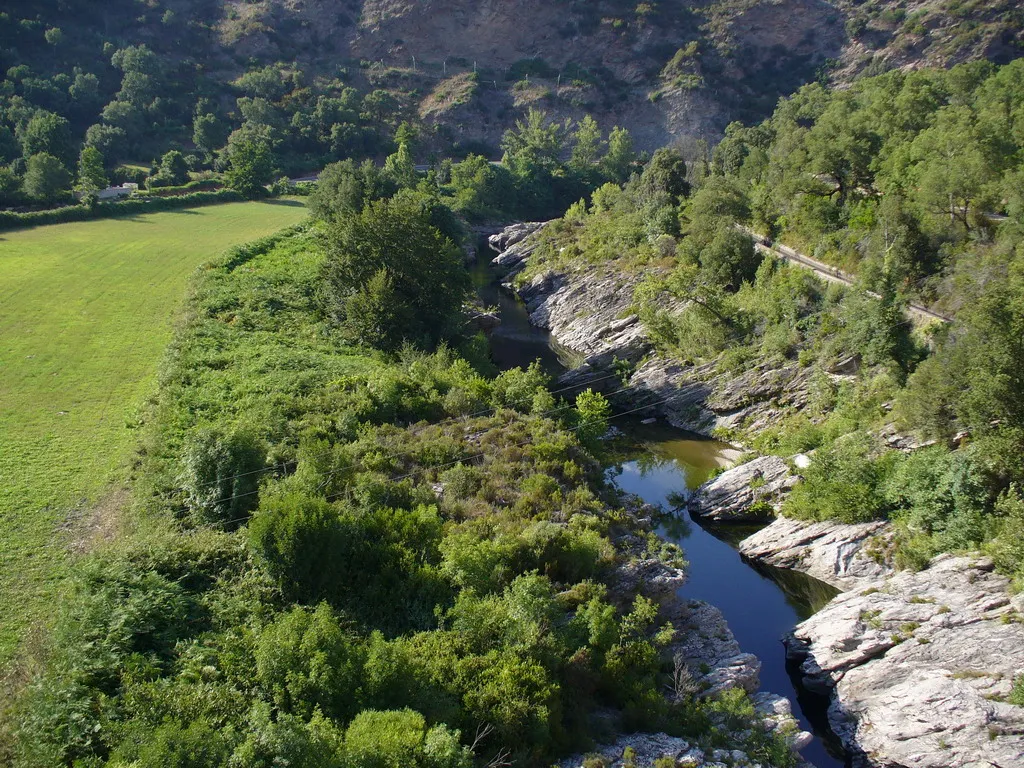 Photo showing: Corsica - Bastia-Barchetta train - Golo river