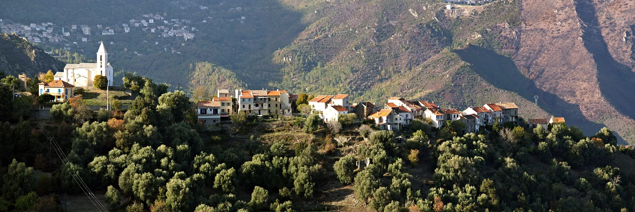 Photo showing: Noceta, Vivario (Corse) - Panorama du village de Noceta