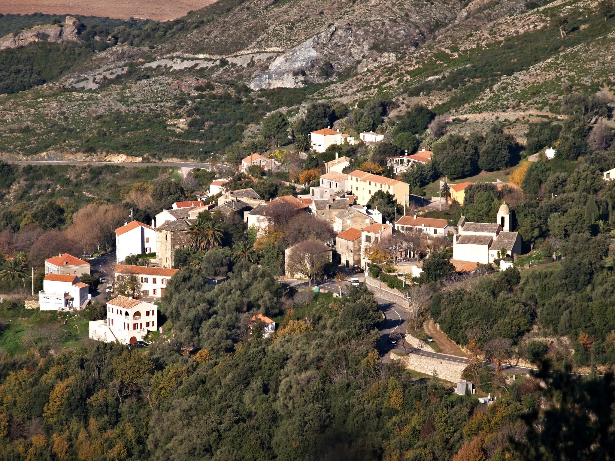 Photo showing: Barbaggio (Corse) - Hameau de Piazze (Déc. 2006)