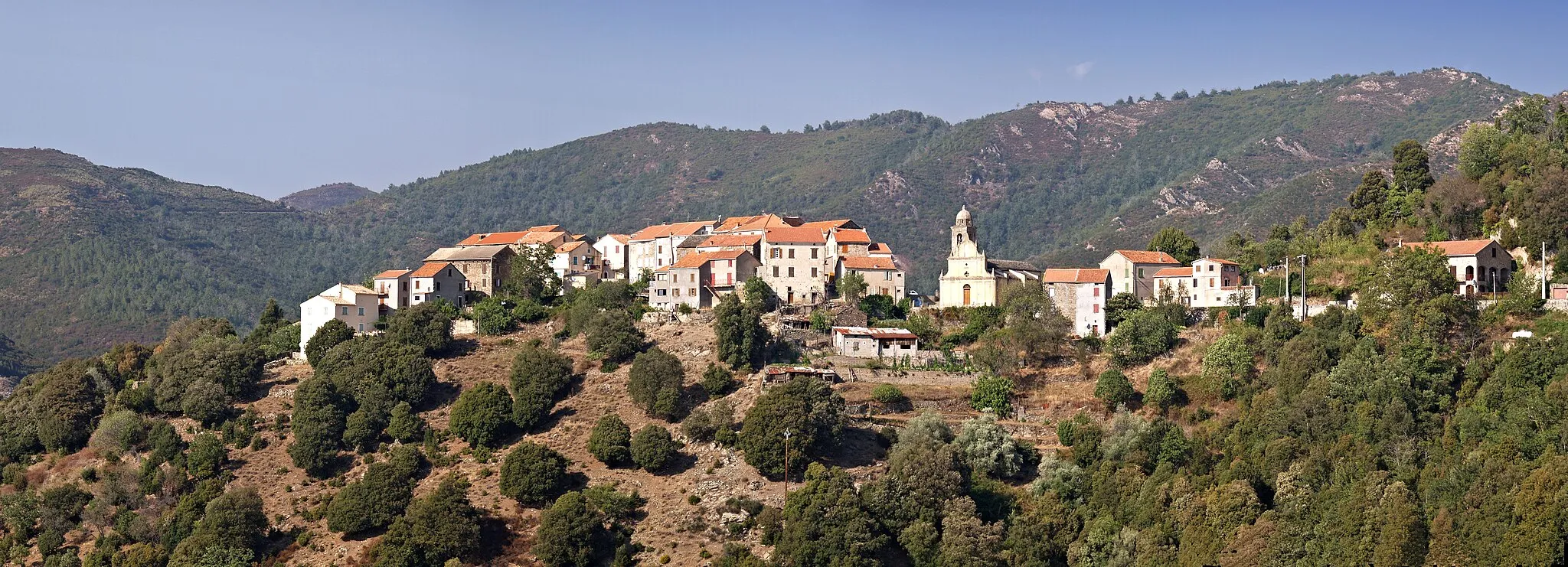 Photo showing: Focicchia (Corsica) - Panorama du village