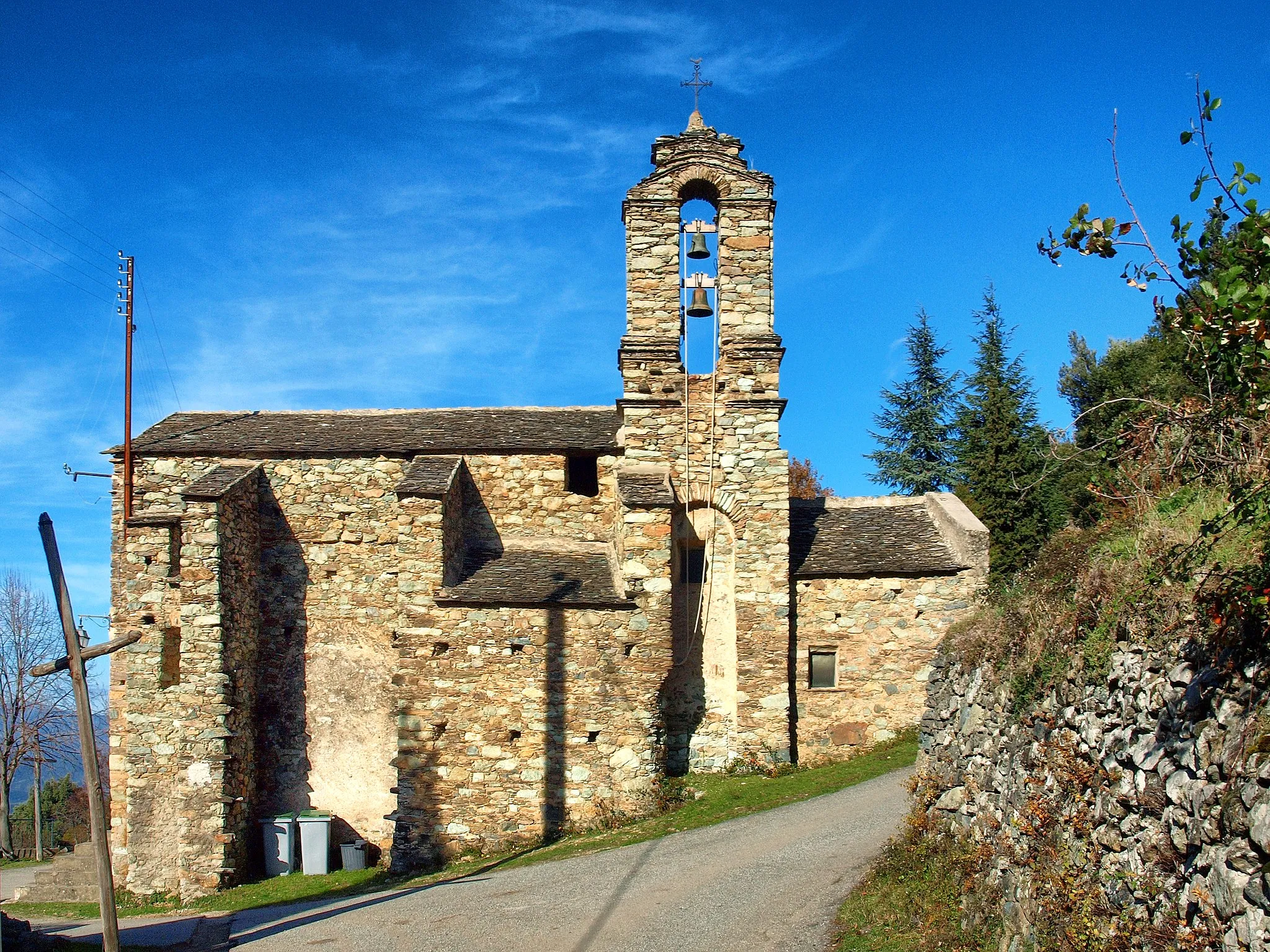 Photo showing: Saliceto, Castagniccia (Corse) - Église San Cesaru à Vicinato