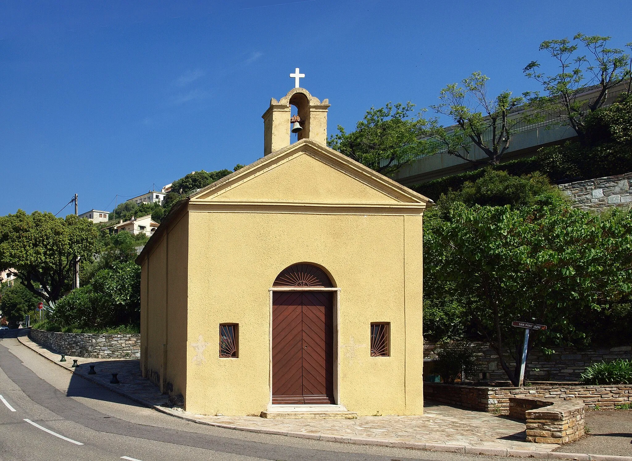 Photo showing: Ville-di-Pietrabugno (Corsica) - Chapelle San Pancraziu à Astima
