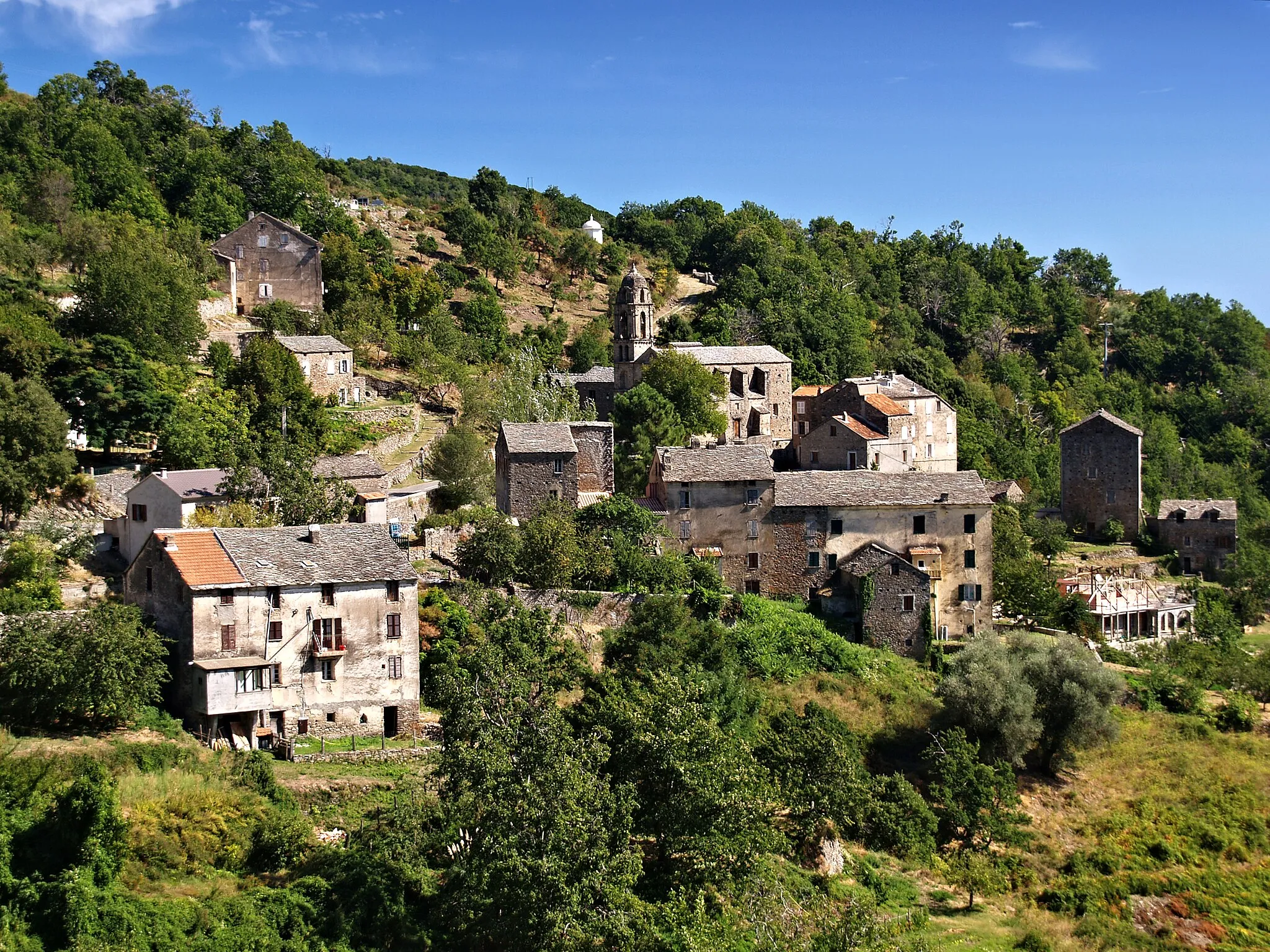 Photo showing: Zuani, Serra (Corse) - Vue du village.