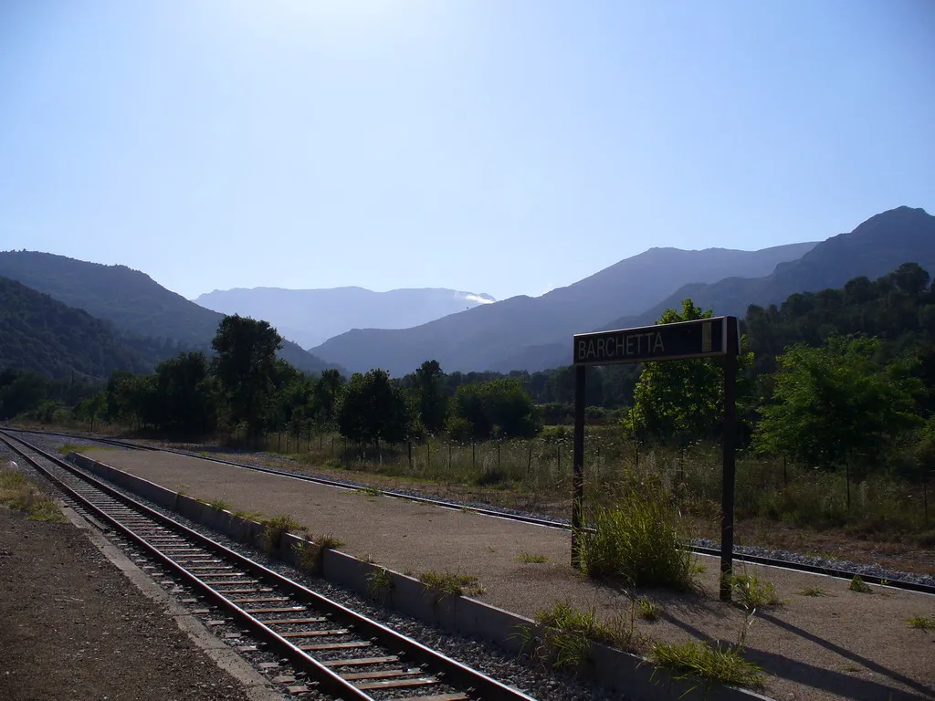 Photo showing: Corsica - Barchetta train station