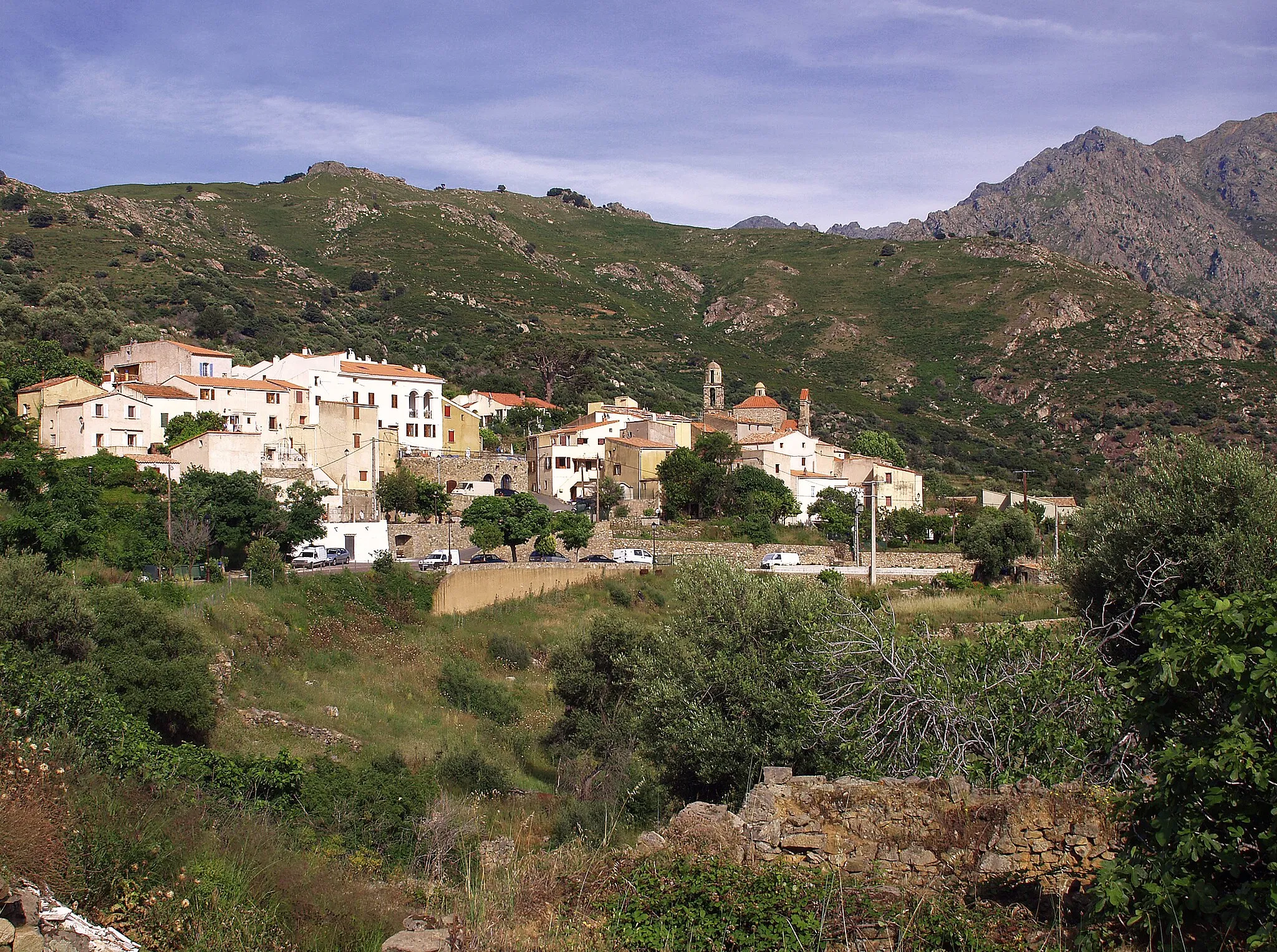 Photo showing: Village de Lunghignano (Commune de Montegrosso)