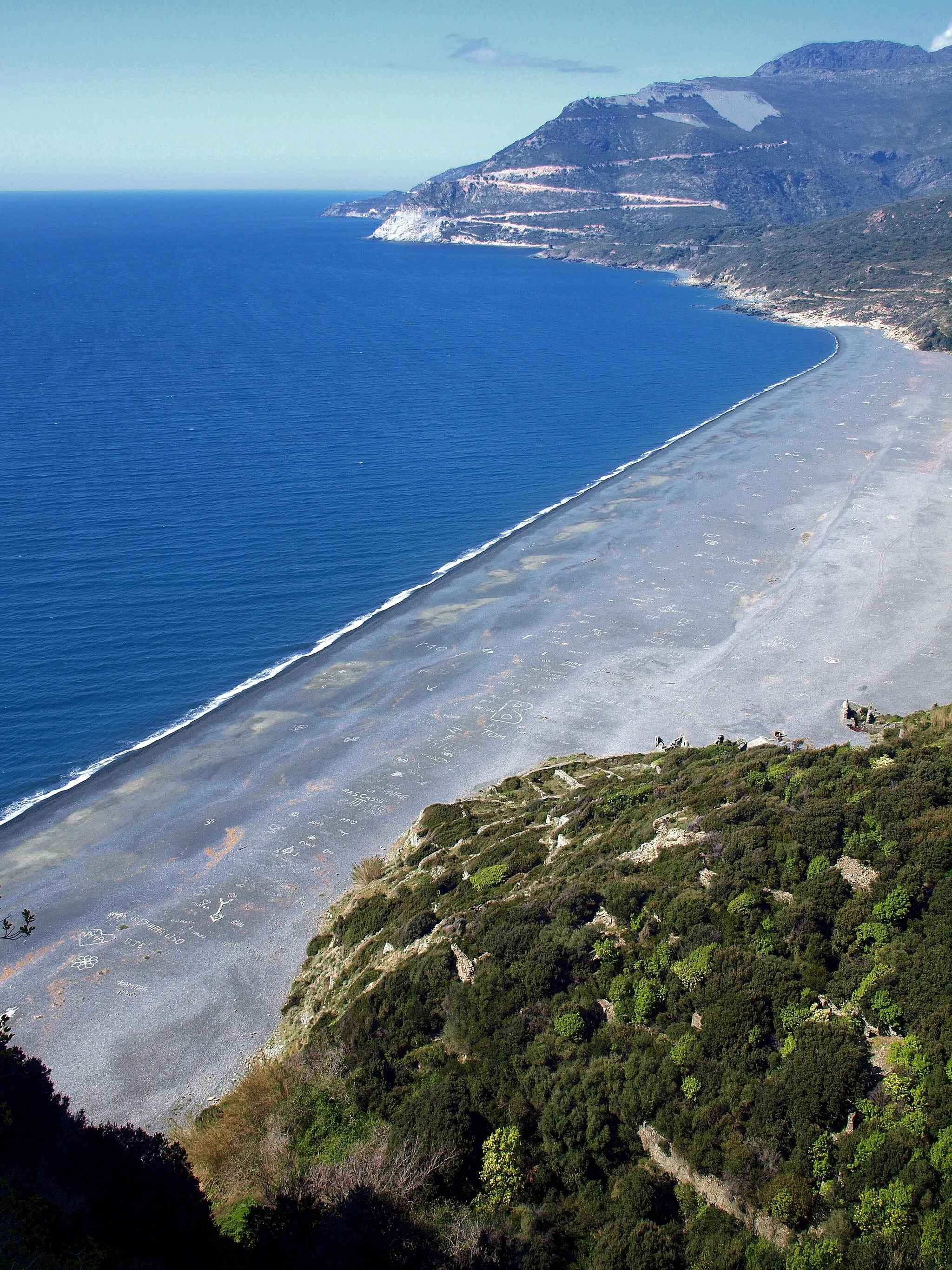 Photo showing: Nonza (Corsica) - Plage de Nonza