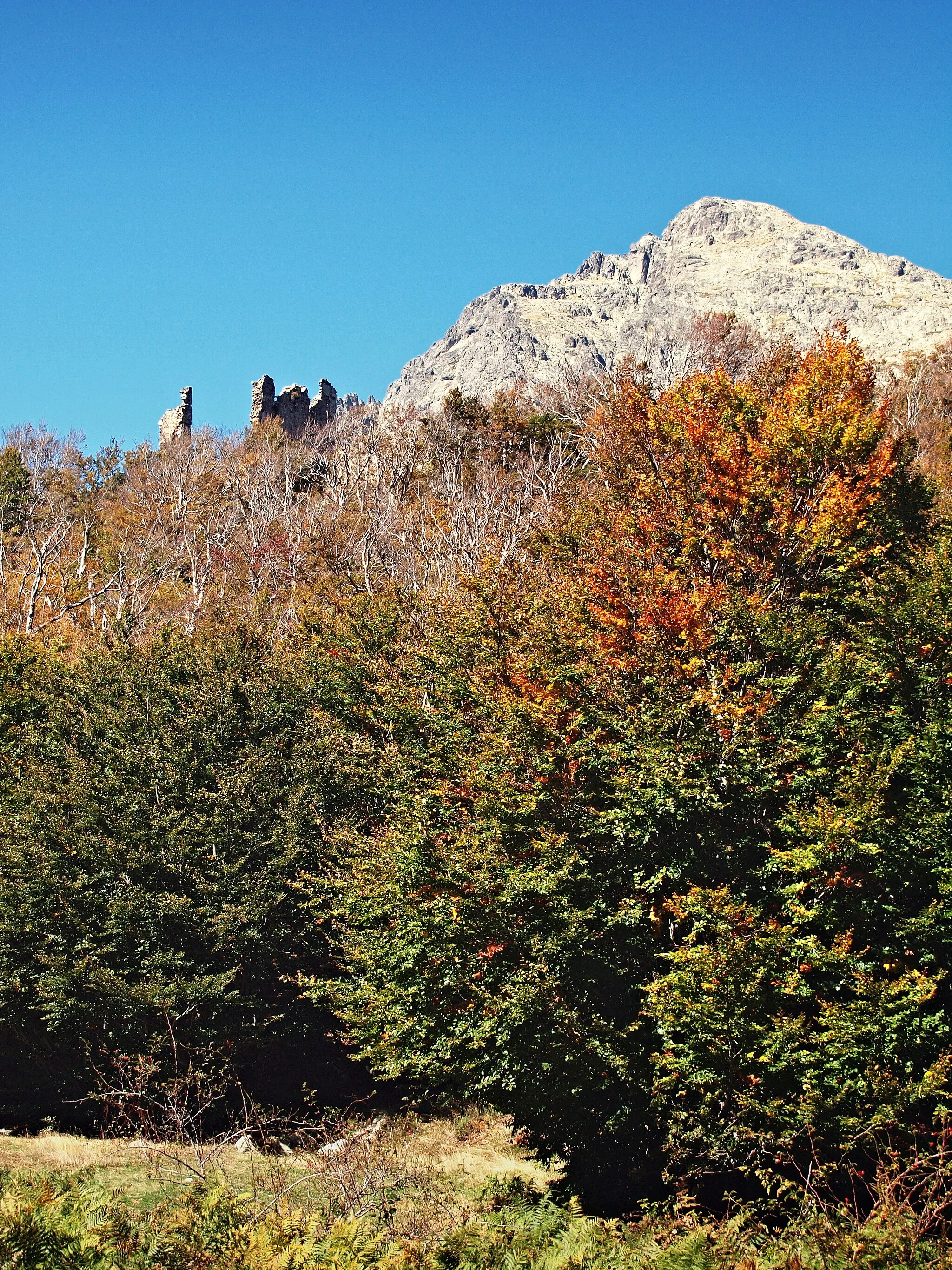 Photo showing: Vivario, Rogna (Corse) - Ruines du fort de Vizzavona