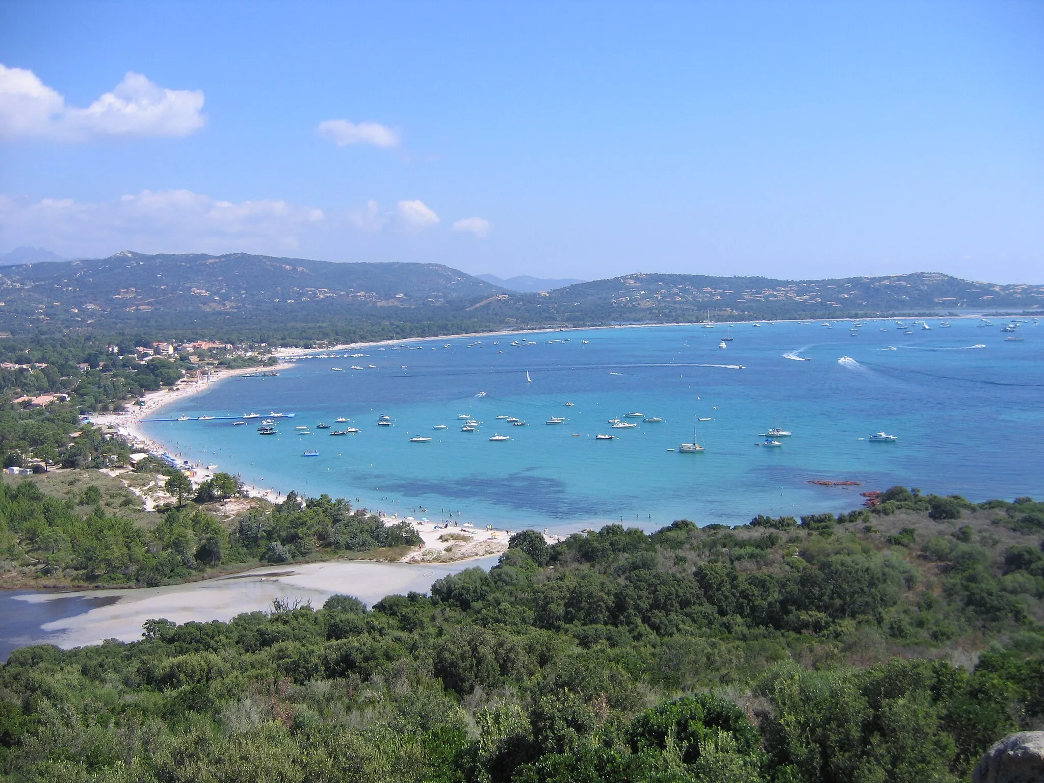 Photo showing: Saint Cyprien beach, Corsica, France