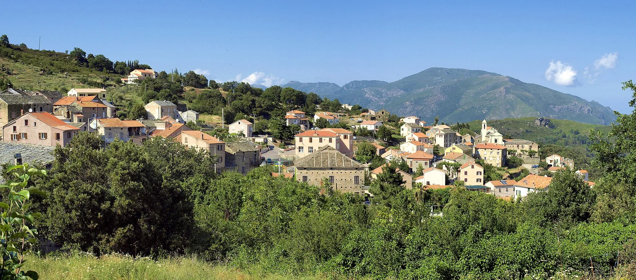 Photo showing: Murato (Corsica) - View of village