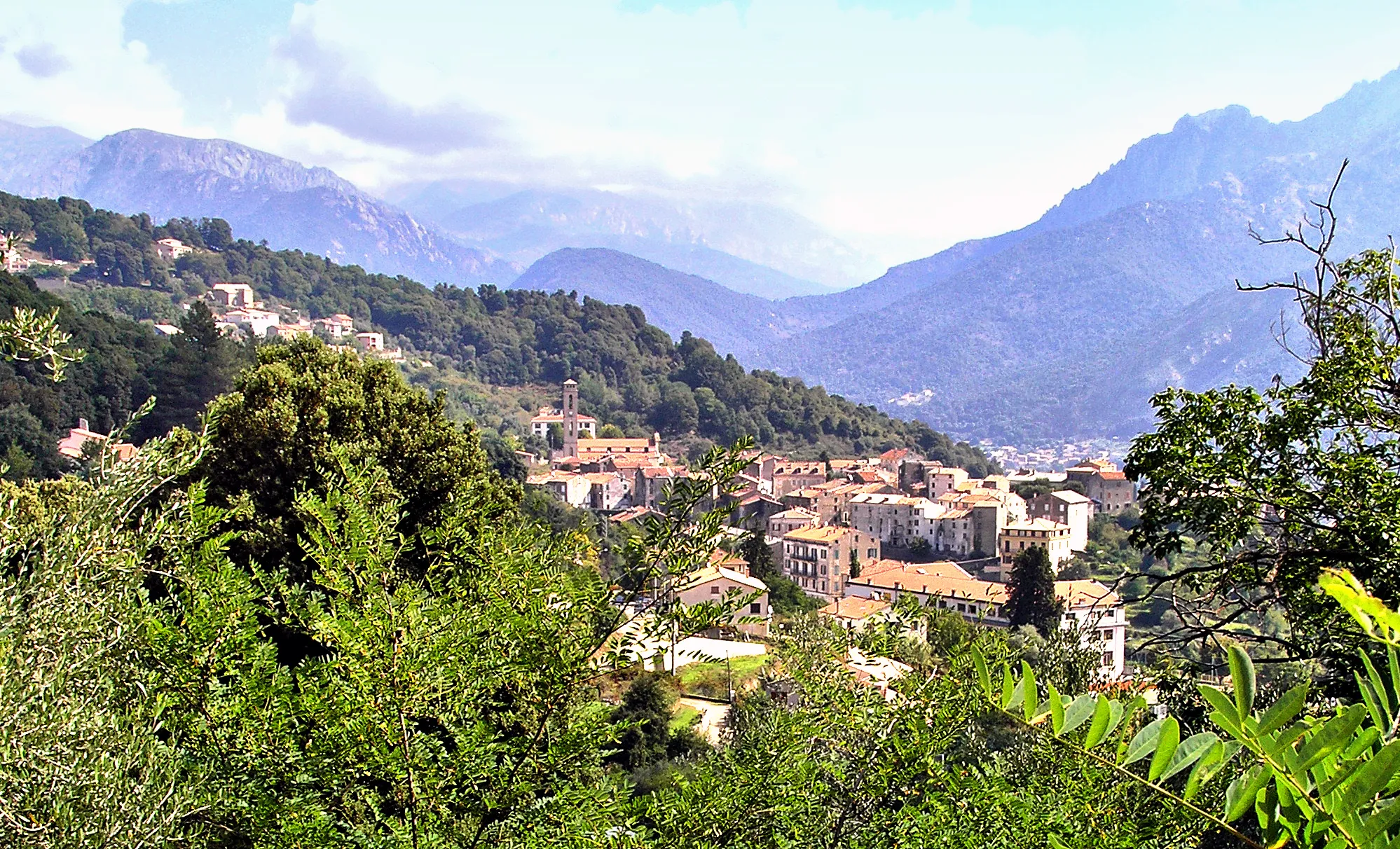 Photo showing: Vico, Ouest Corse (Corse) - Vue de Vico