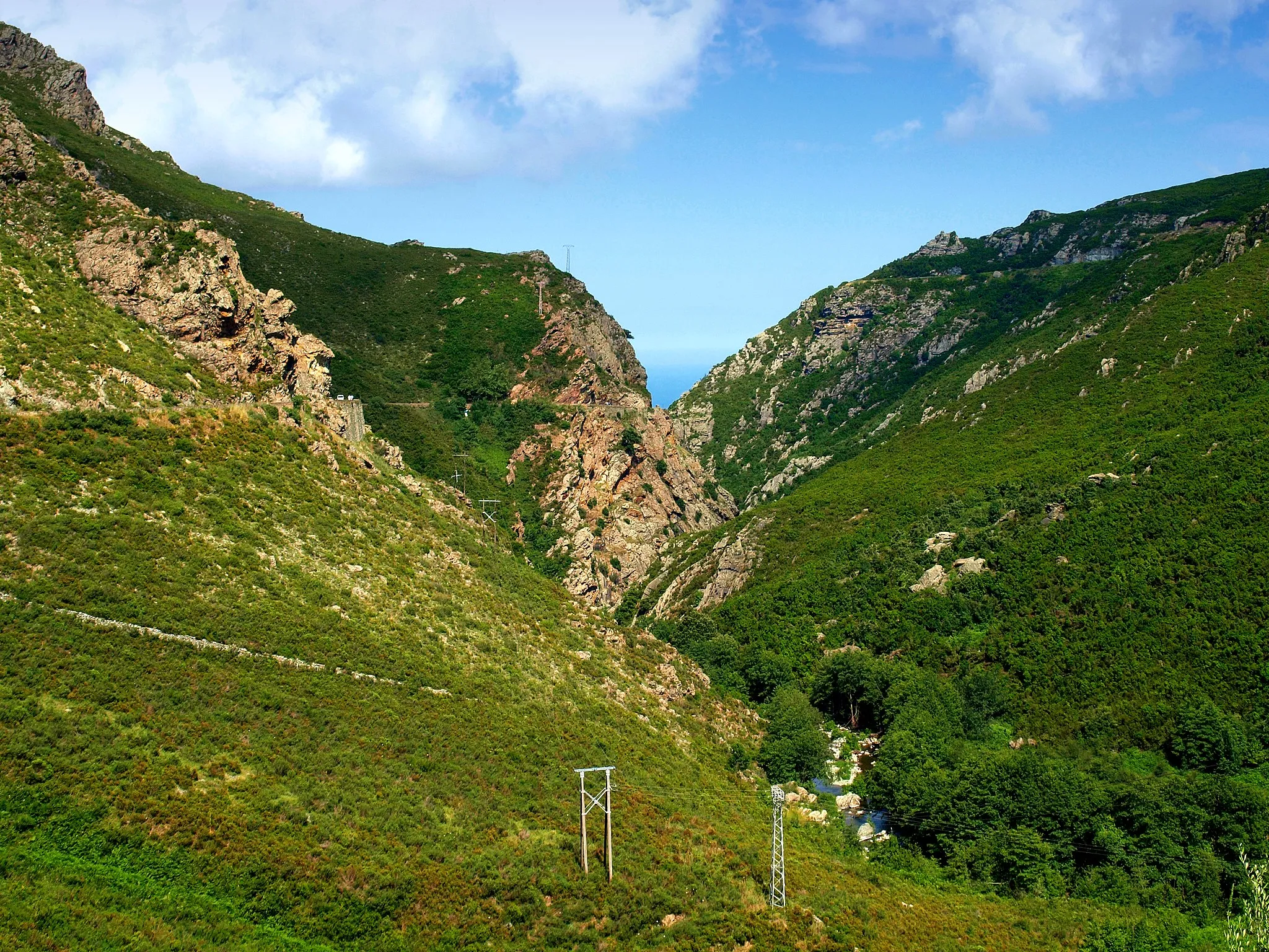 Photo showing: Olmeta-di-Tuda (Corsica) - Défilé du Lancone