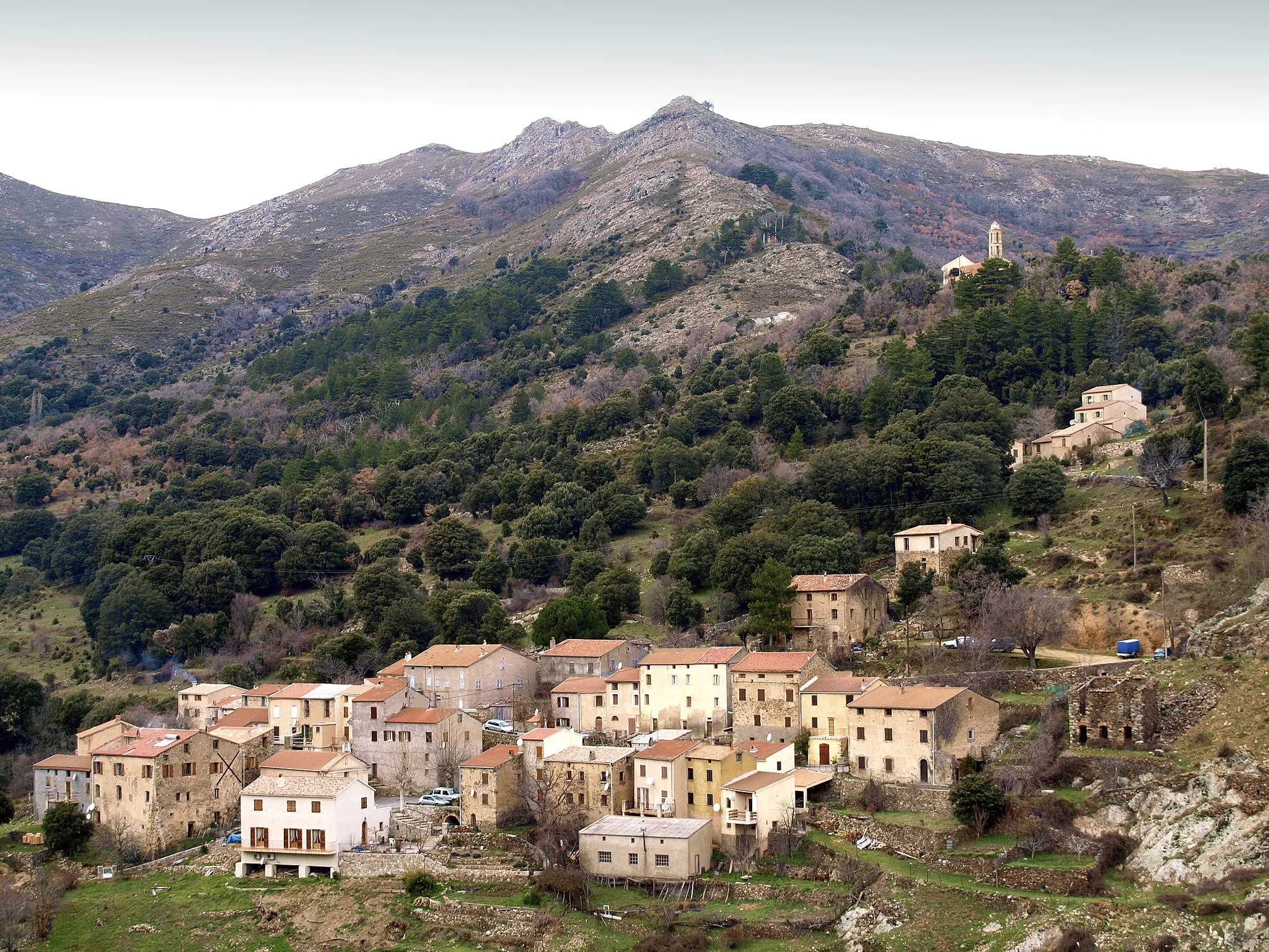 Photo showing: Pioggiola, Giussani (Corse) - Hameau de Forcili