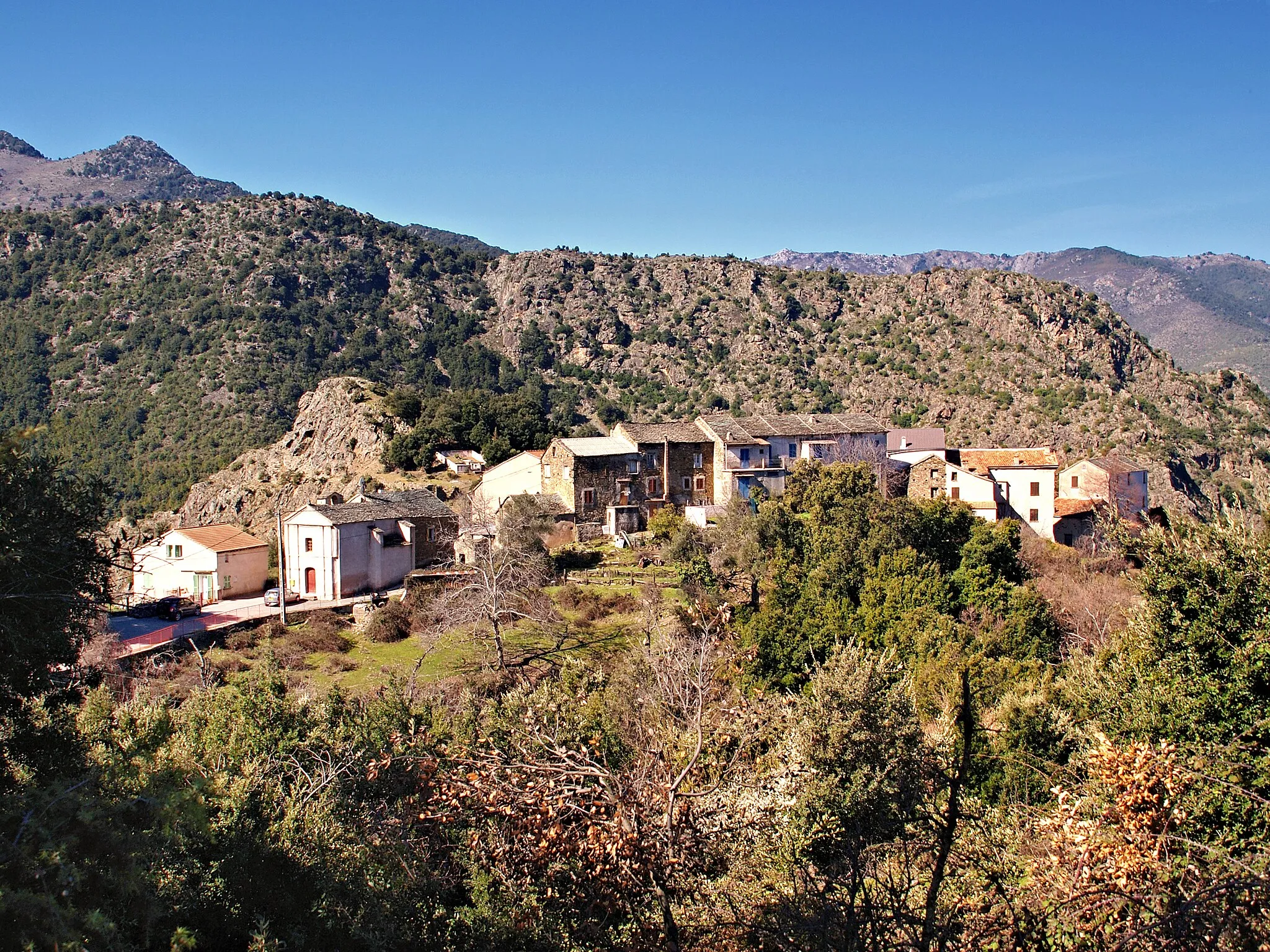 Photo showing: Cambia, Vallerustie (Corse) - Hameau de Corsoli