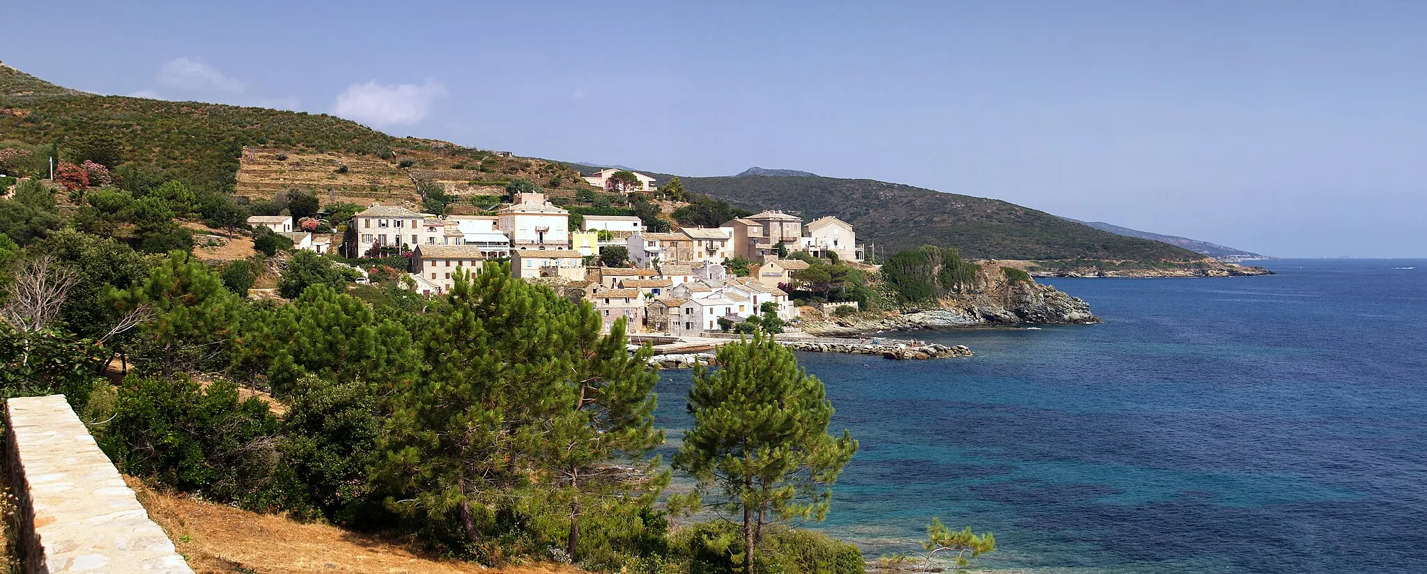 Photo showing: Cagnano (Corse) - Panorama de la marine de Porticciolo