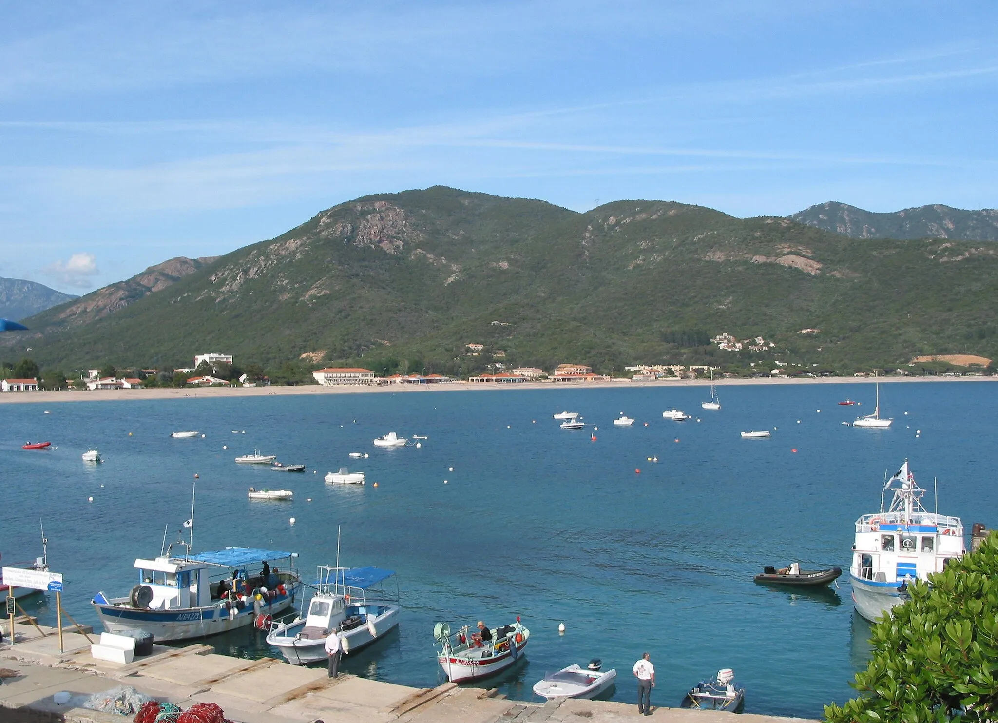 Photo showing: Sagone France (Corse du Sud), the Sagone harbour.