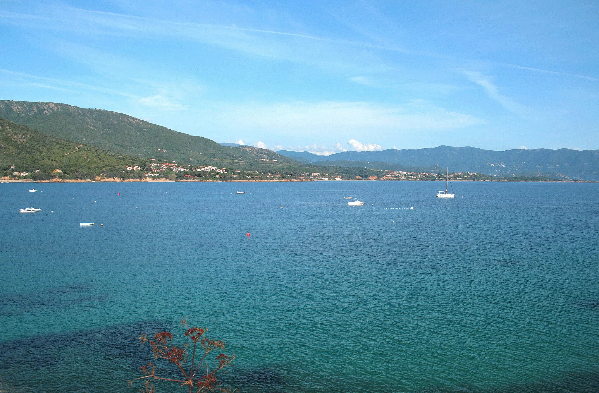Photo showing: Sagone France (Corse-du-Sud), the Sagone gulf.