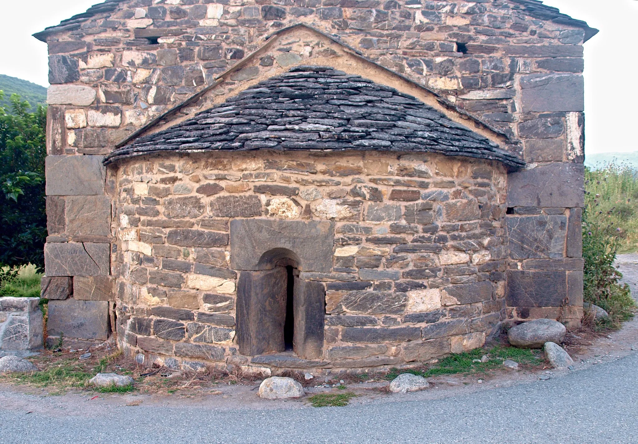 Photo showing: Altiani (Corsica) - Chevet de la chapelle San Giovanni Battista