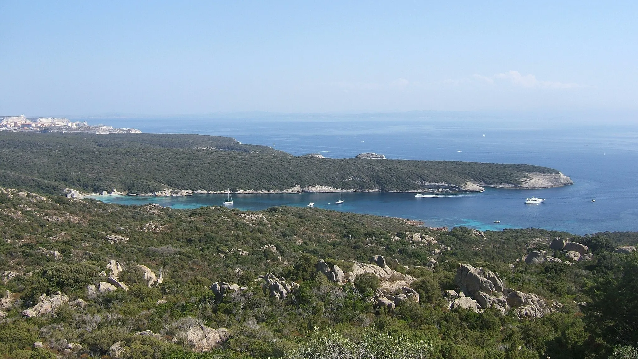 Photo showing: Bonifacio depuis Ermitage de La Trinité