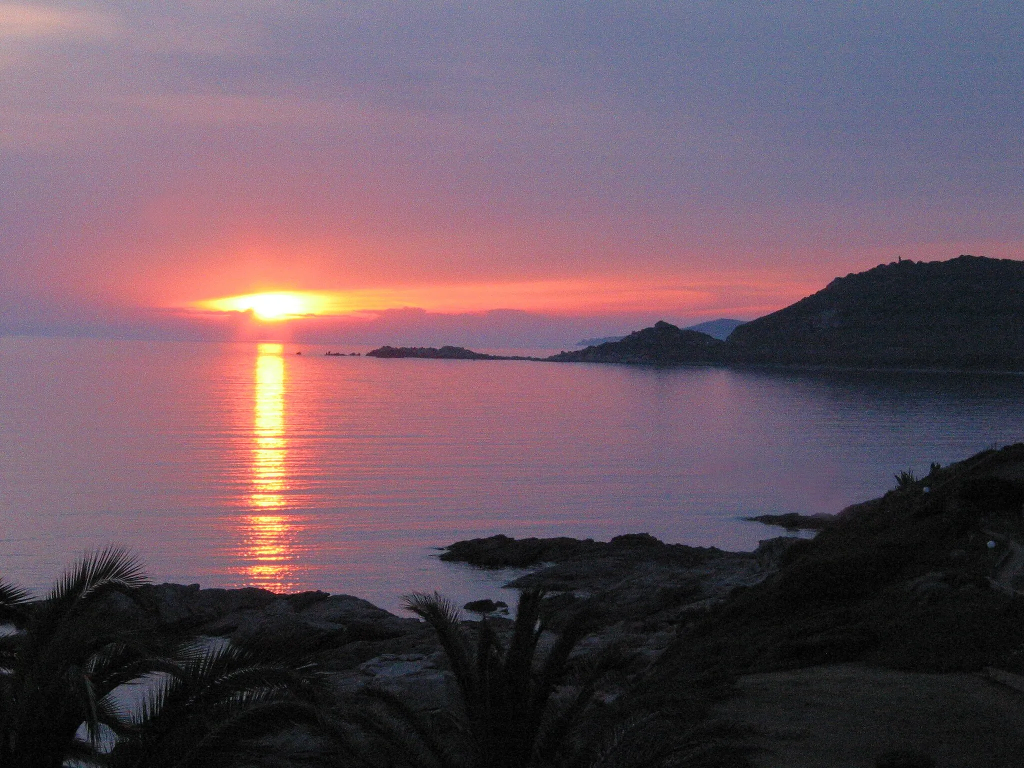 Photo showing: Casaglione France -   ( Corse du Sud), la plage de Tiuccia et le Capigliolu