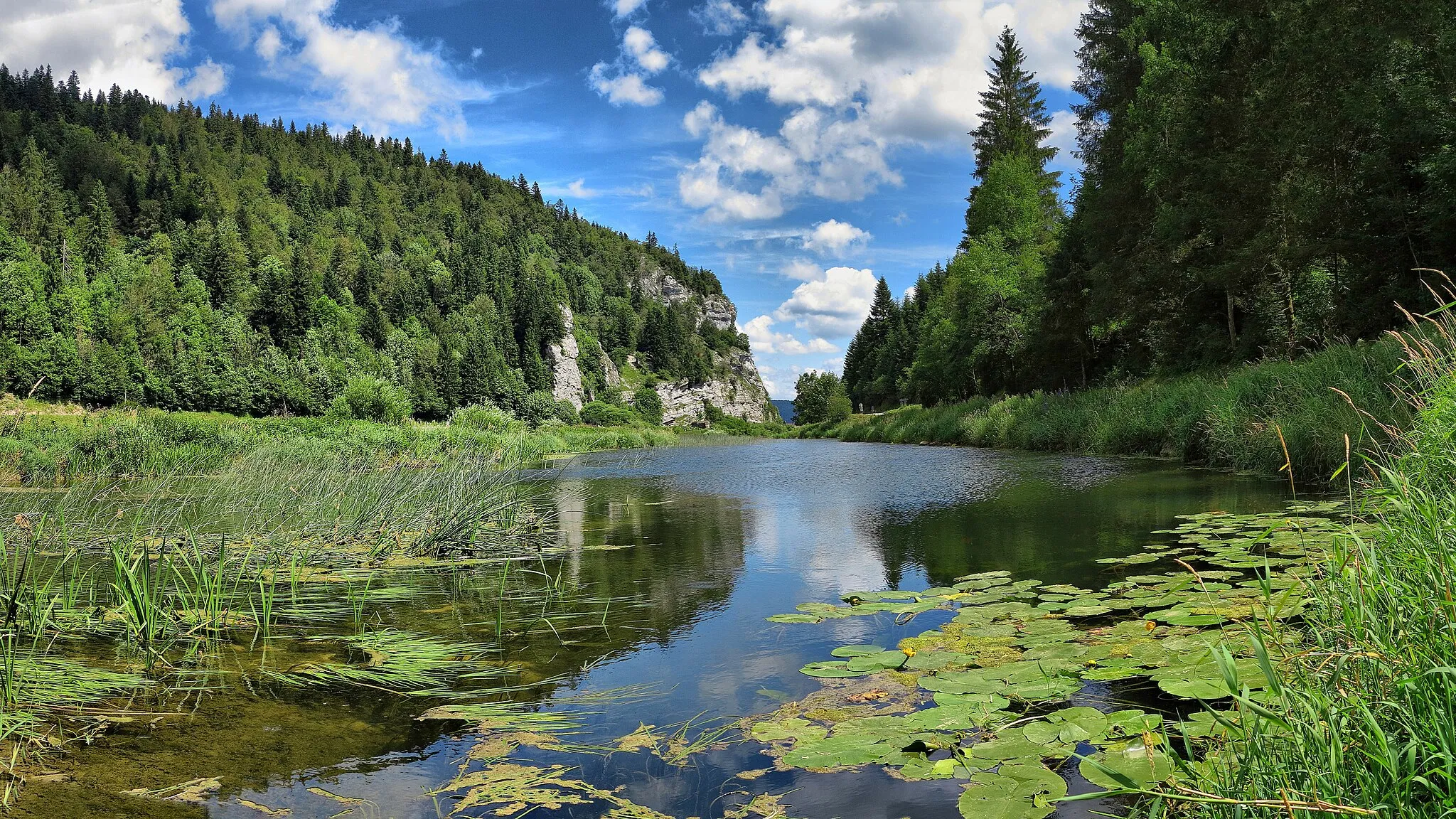 Photo showing: Le Doubs dans le défilé du Coin de la Roche