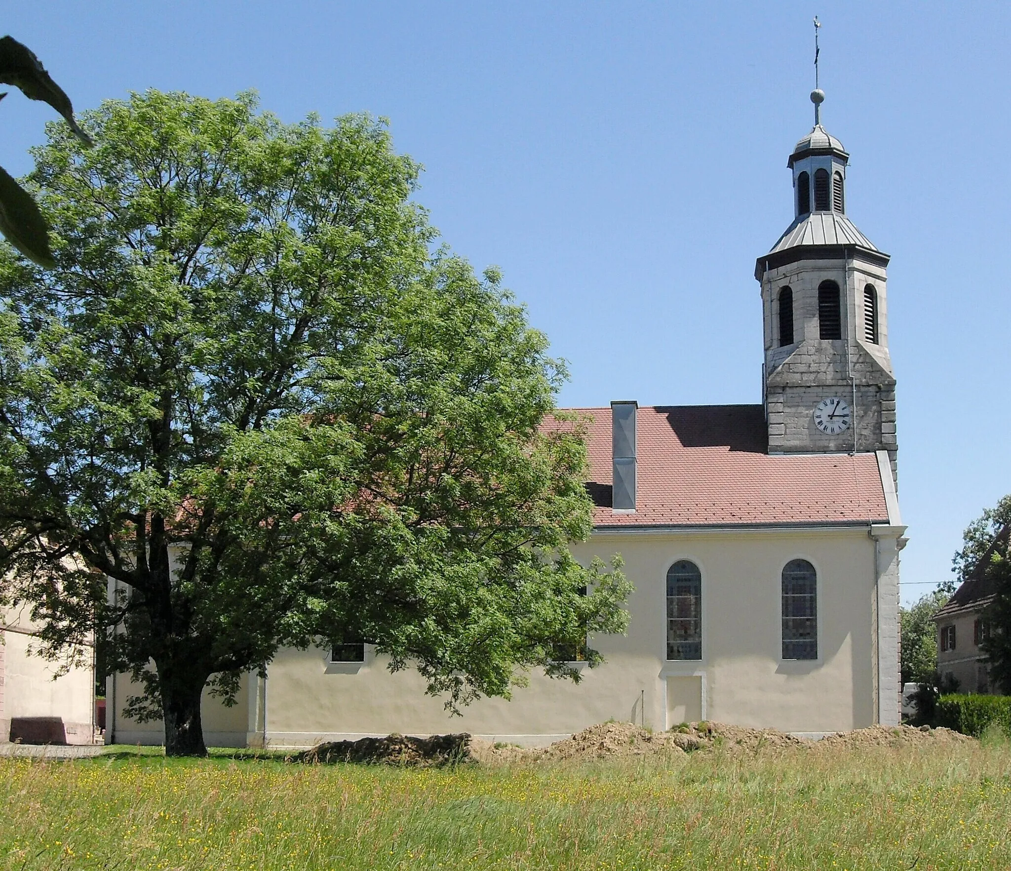 Photo showing: L'église Sainte-Odile à Chavannes-les-Grands