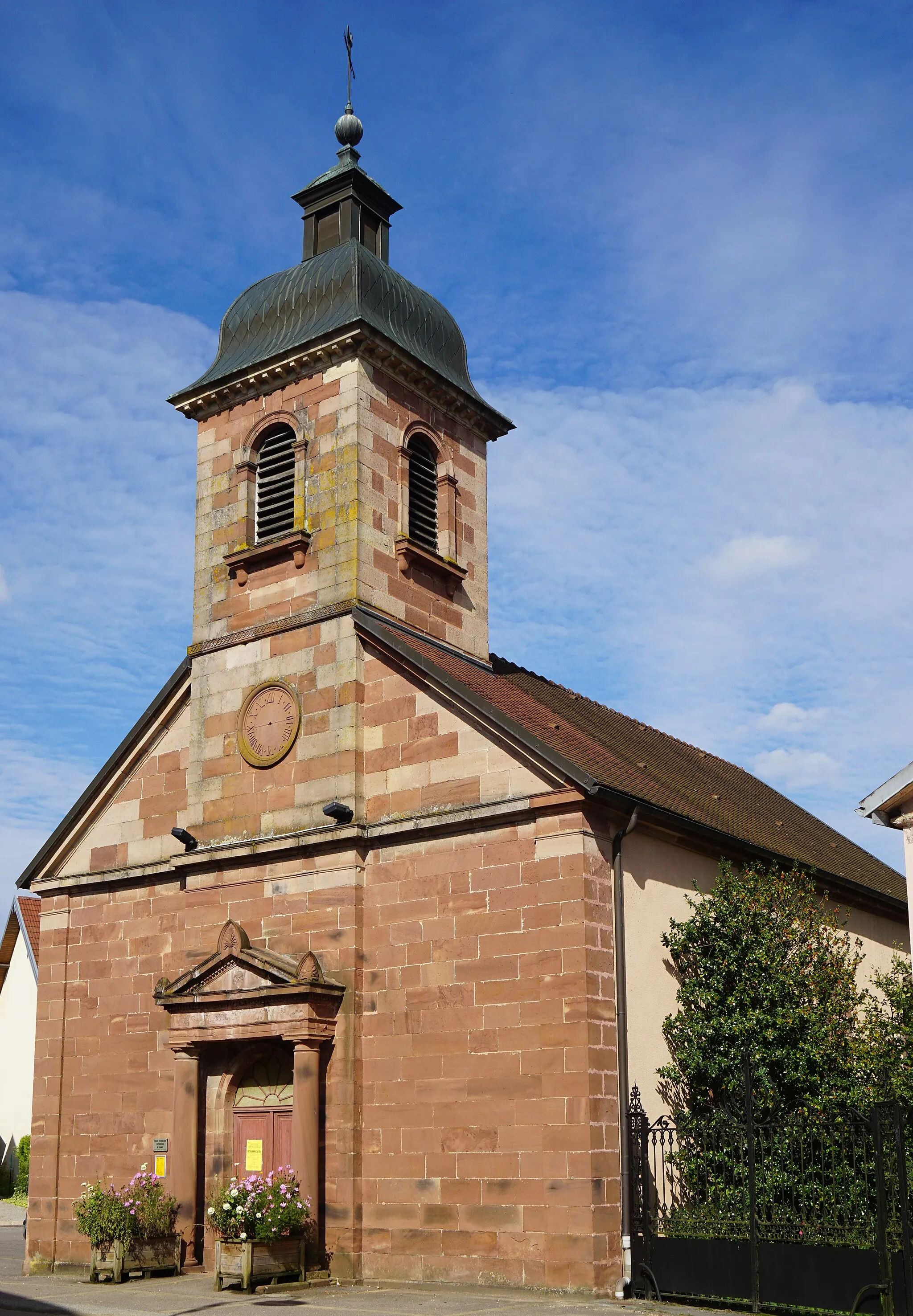 Photo showing: Le temple luthérien de Bussurel (Héricourt).