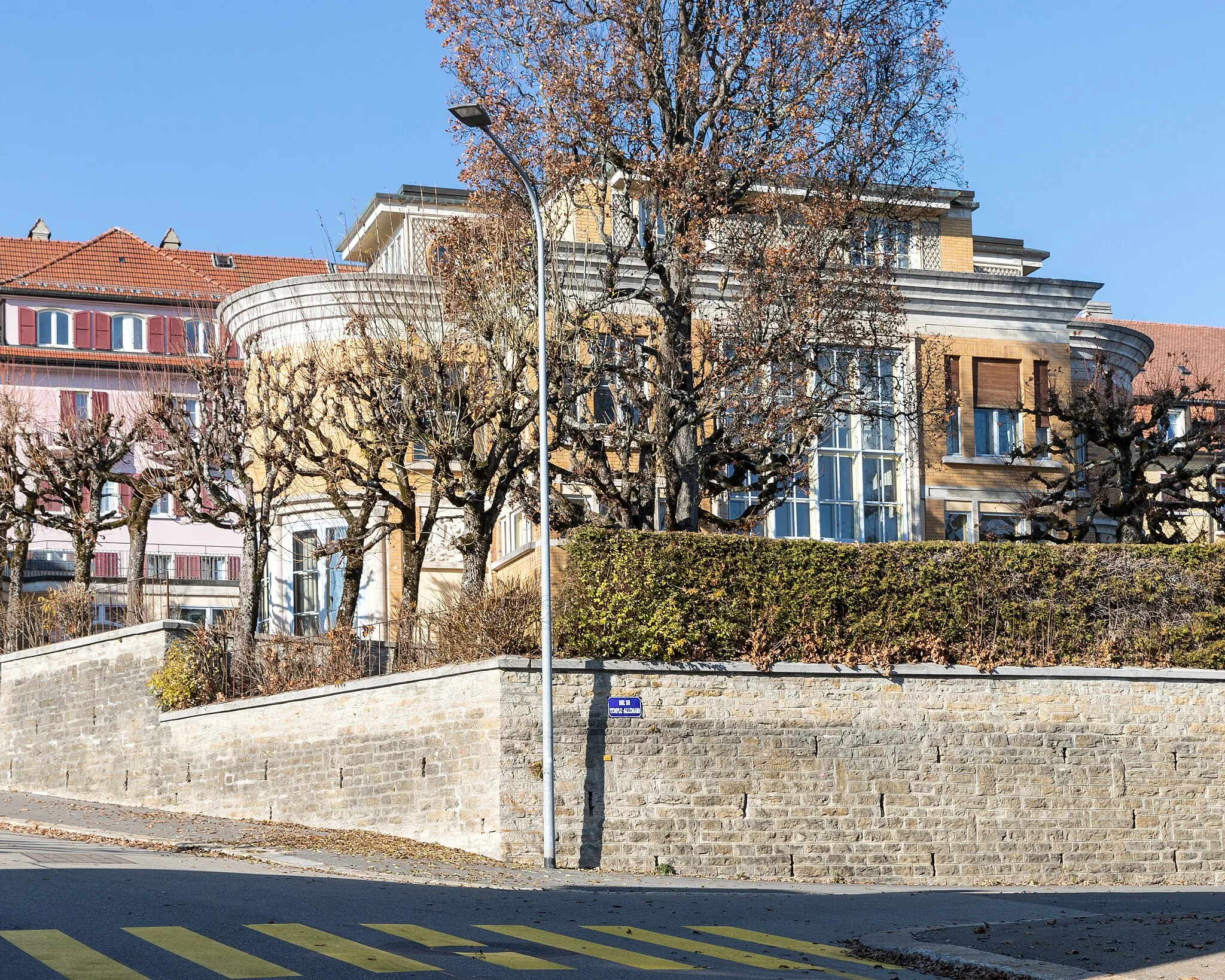 Photo showing: Villa Anatole Schwob in La Chaux-de-Fonds - Südseite